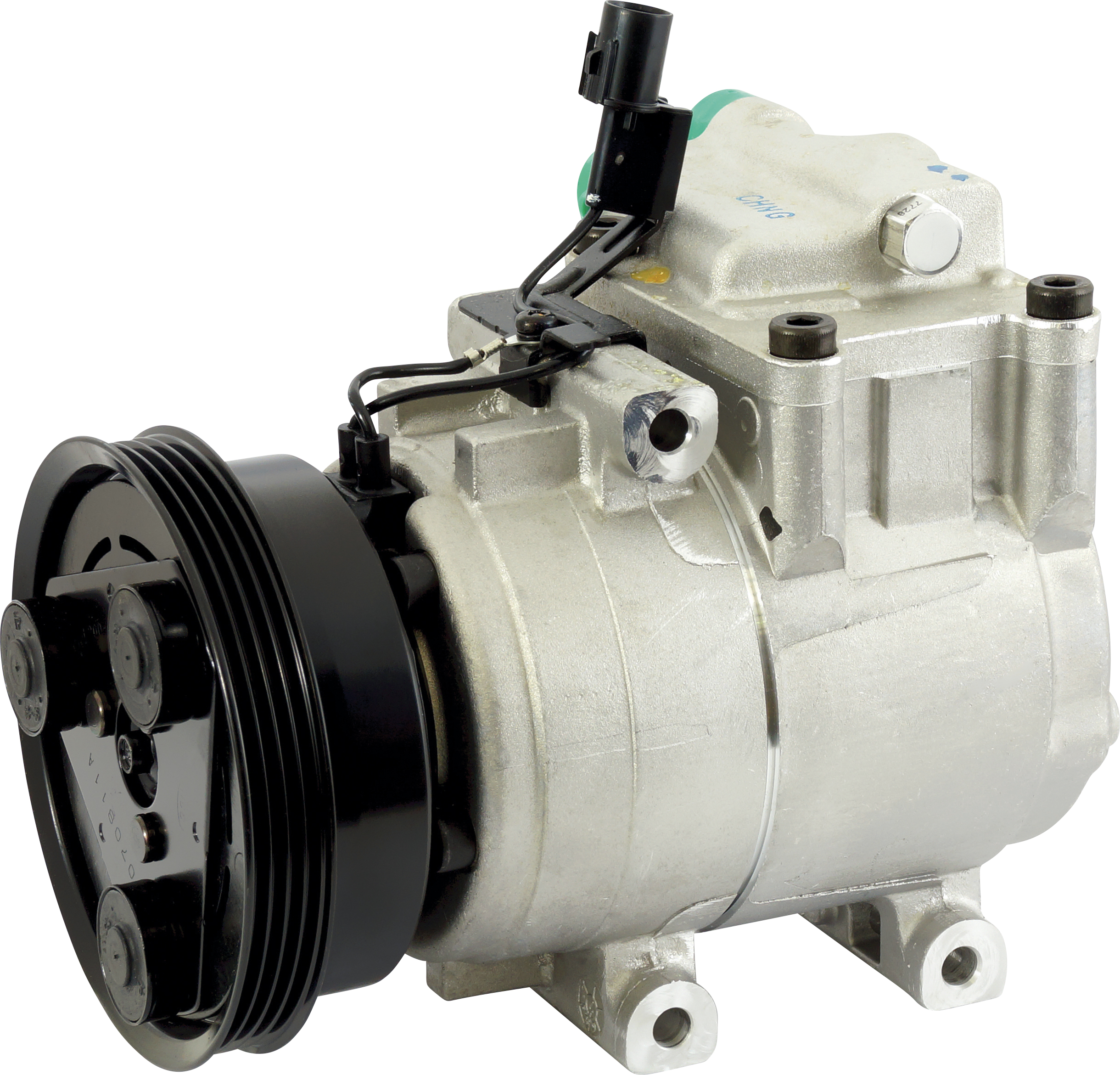 COMPRESSOR, HYUNDAI EXCEL X3 TWIN CAM 1997, HALLA, HS15, 4PV