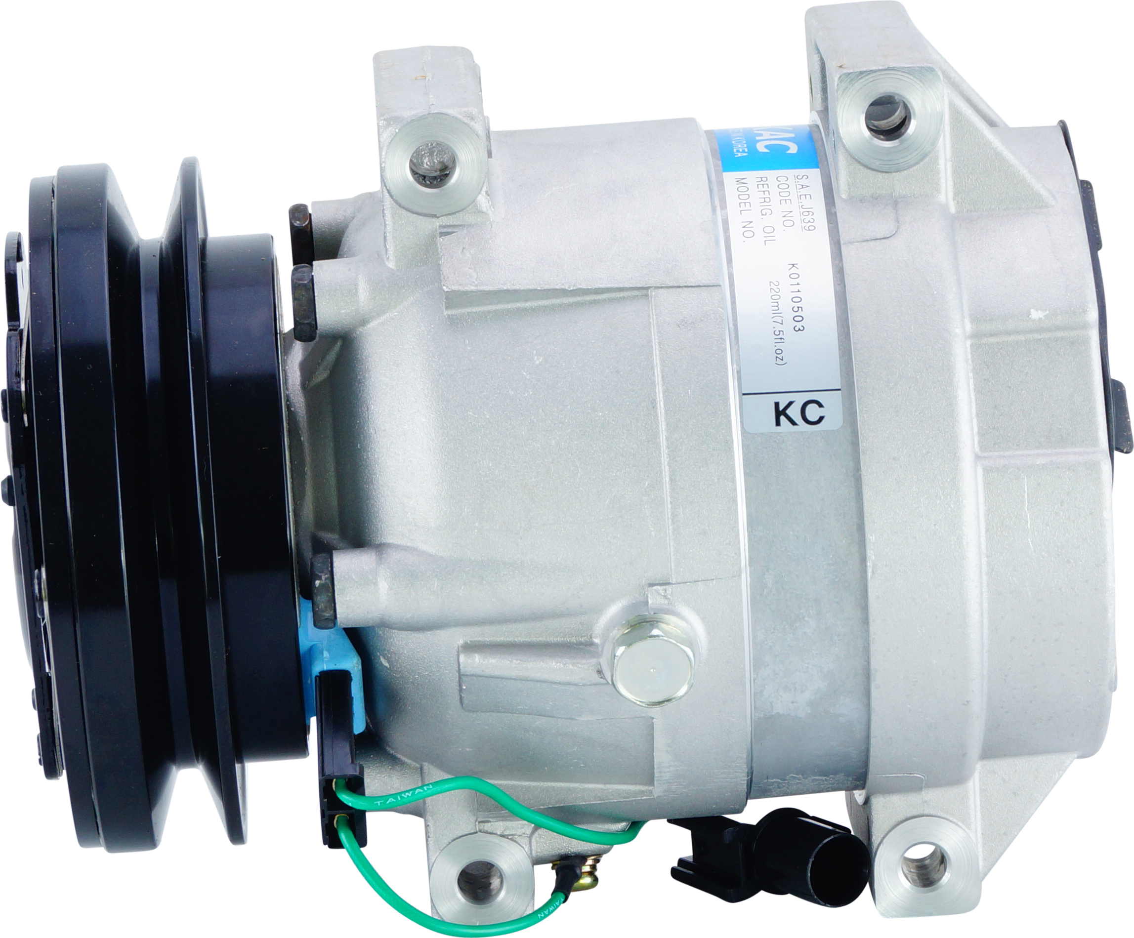 COMPRESSOR, HYUNDAI EXCAVATOR, DELPHI, V5, 24V, 1A, 130MM, 715618