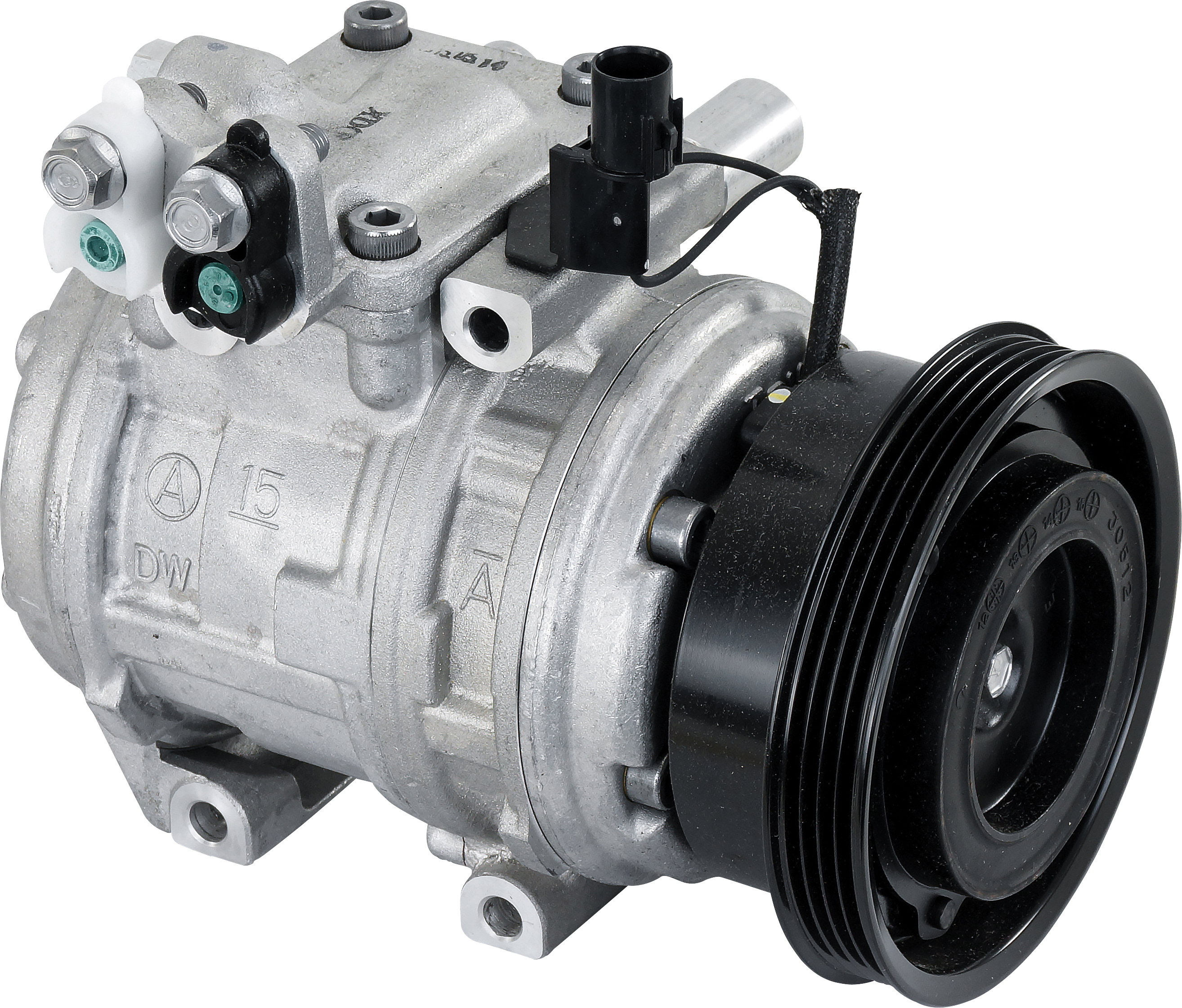 COMPRESSOR, HYUNDAI TUCSON 2.0L 08/04-03/07, DENSO, 4PV