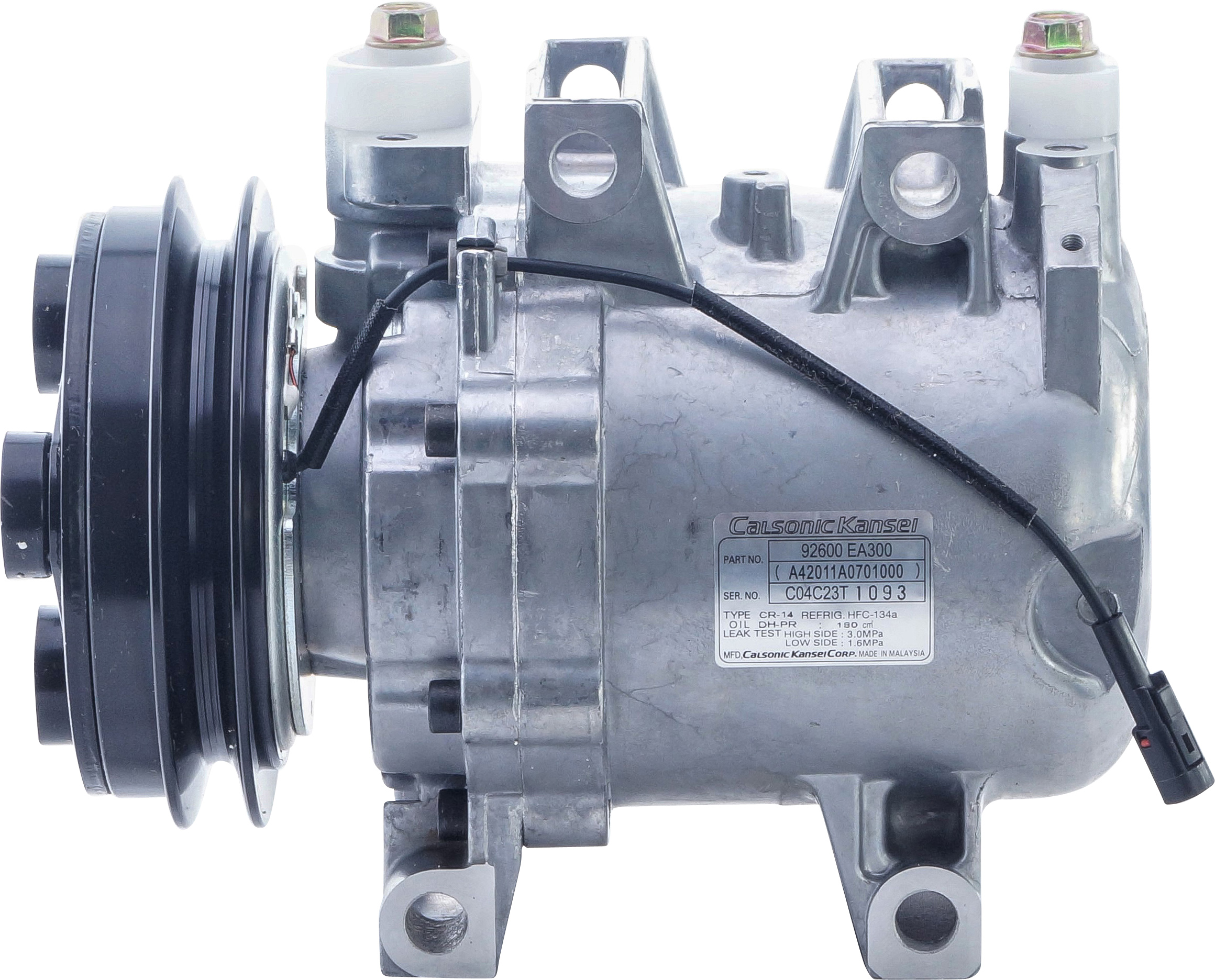 COMPRESSOR, ISUZU D-MAX 4 CYL 3.0TD 10/08-, CALSONIC, CR14, 1A, 125MM