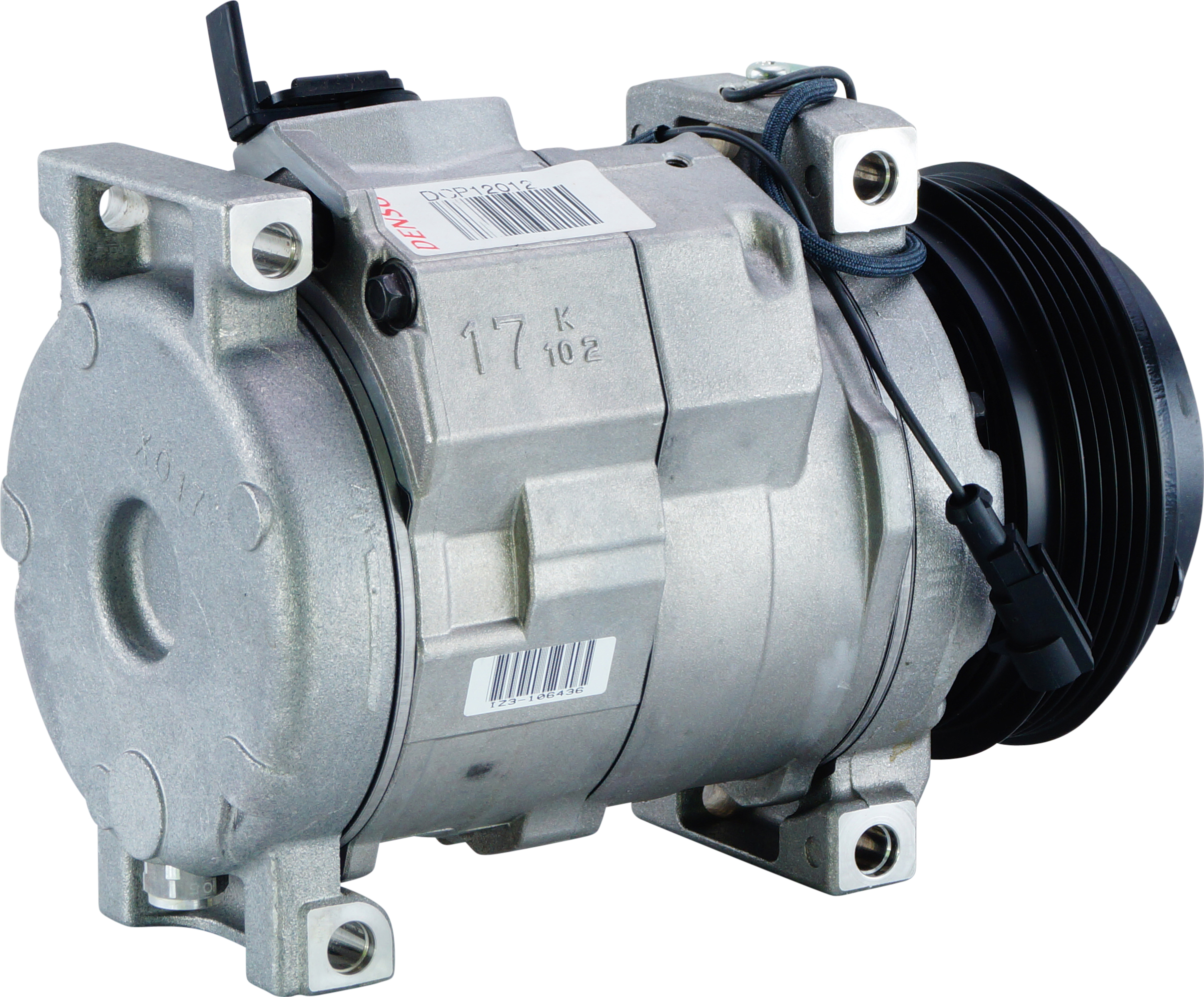 COMPRESSOR, IVECO DAILY 2.3D 2010-, DENSO, 10S17C, 12V, 4PV, 110MM