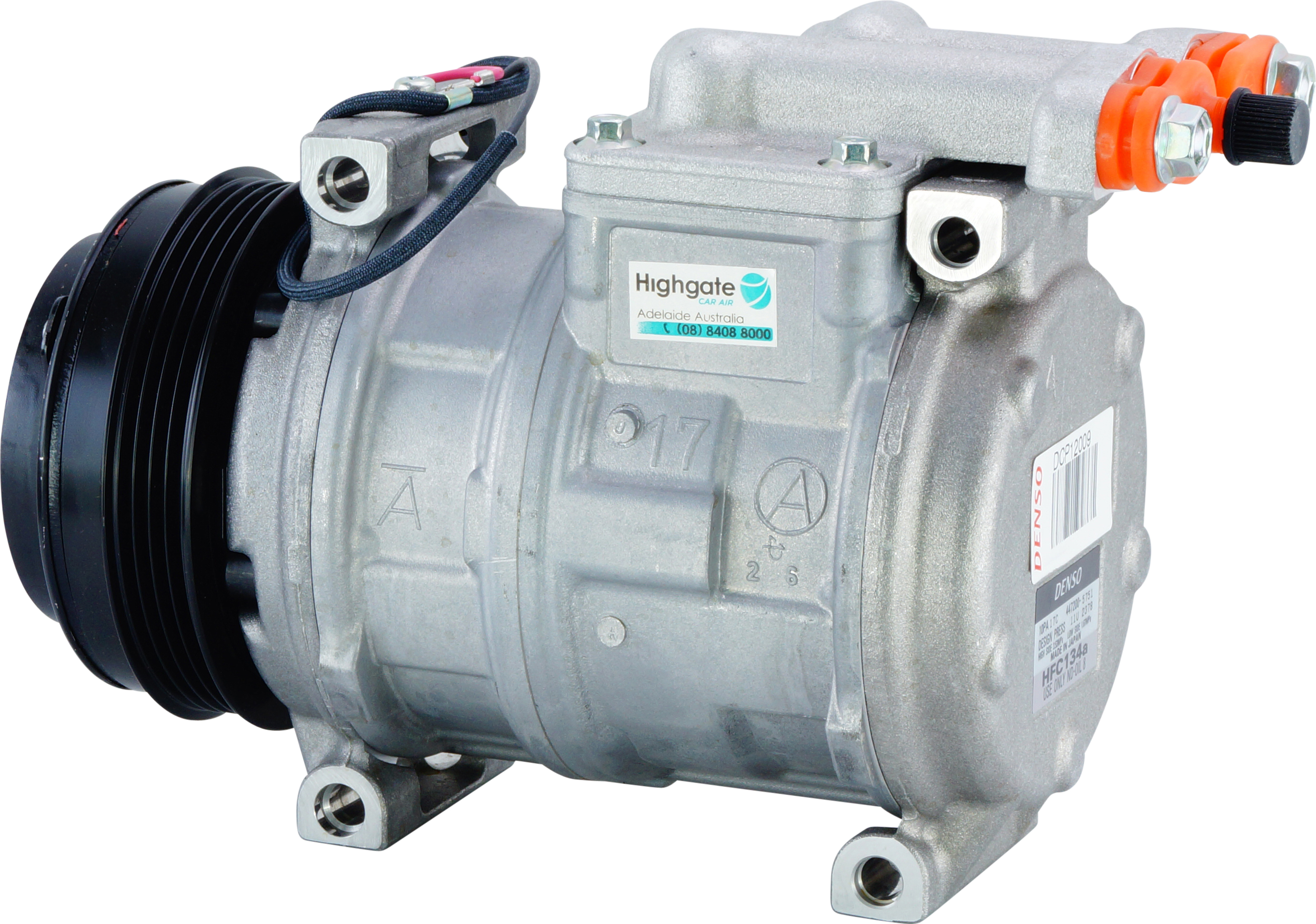 COMPRESSOR, IVECO STRALIS TRUCK 1997-, DENSO, 10PA17C, 24V, 4PV 120MM
