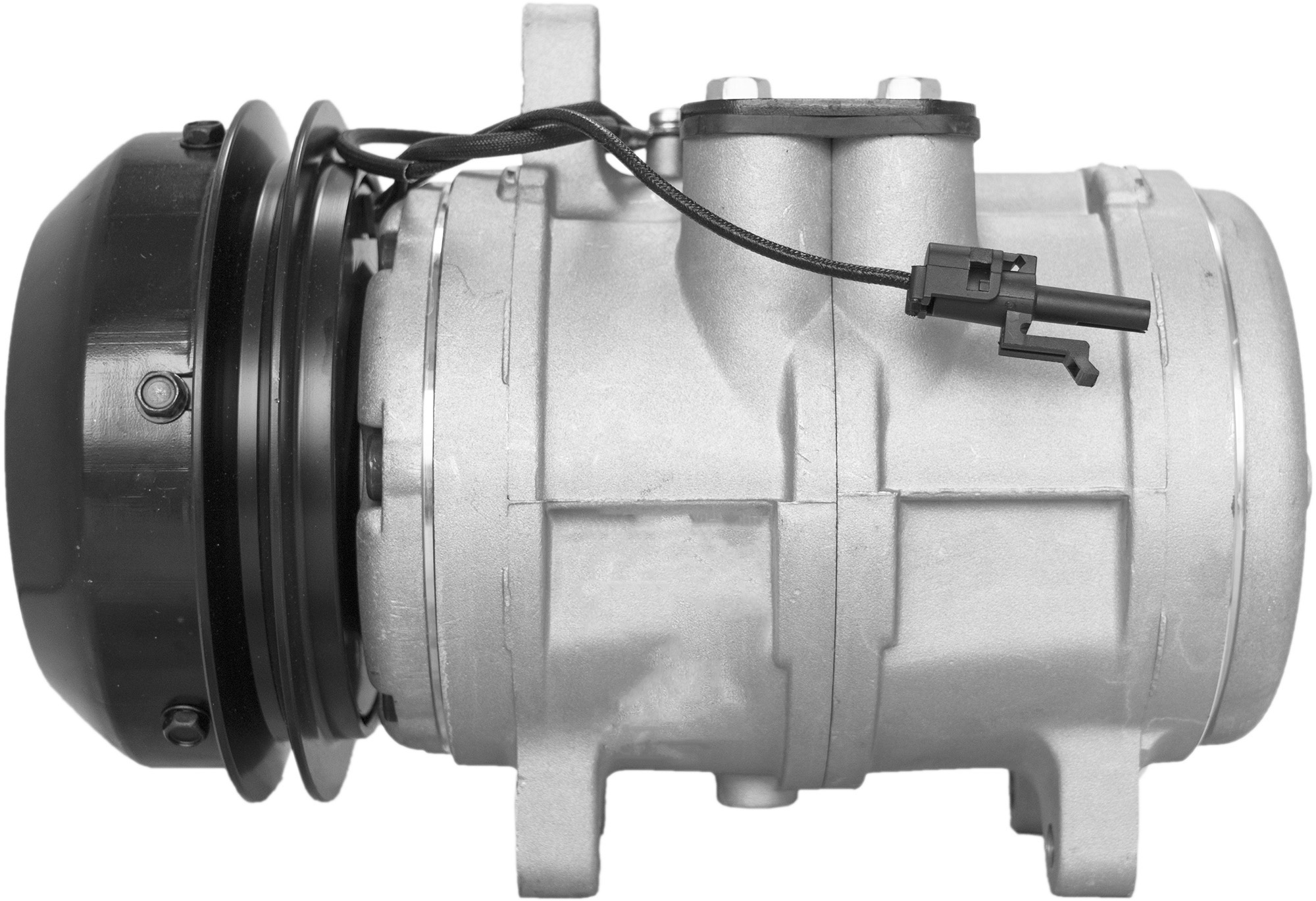 COMPRESSOR, JOHN DEERE, DENSO, 6E171, 24V, 1A, 146MM, R134A, WITH DUST COVER
