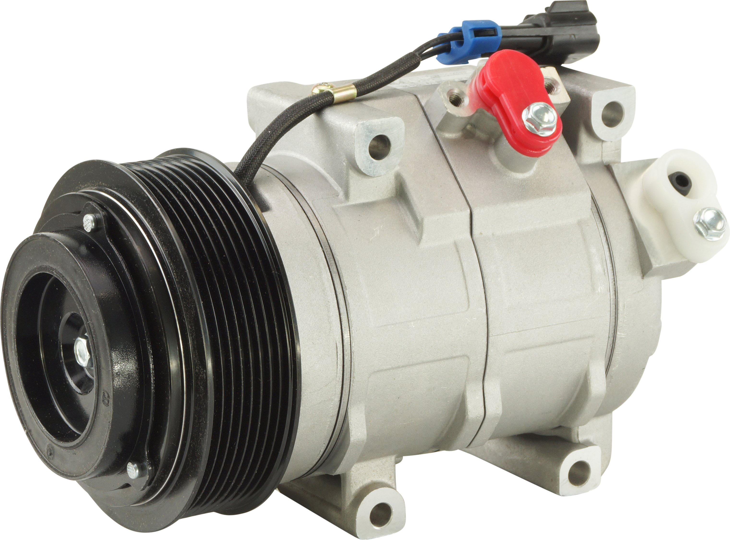COMPRESSOR, JOHN DEERE, MANITOU, S-SERIES (REPL DENSO), 10SRE18C, 12V, 8PV, 125MM, R134A