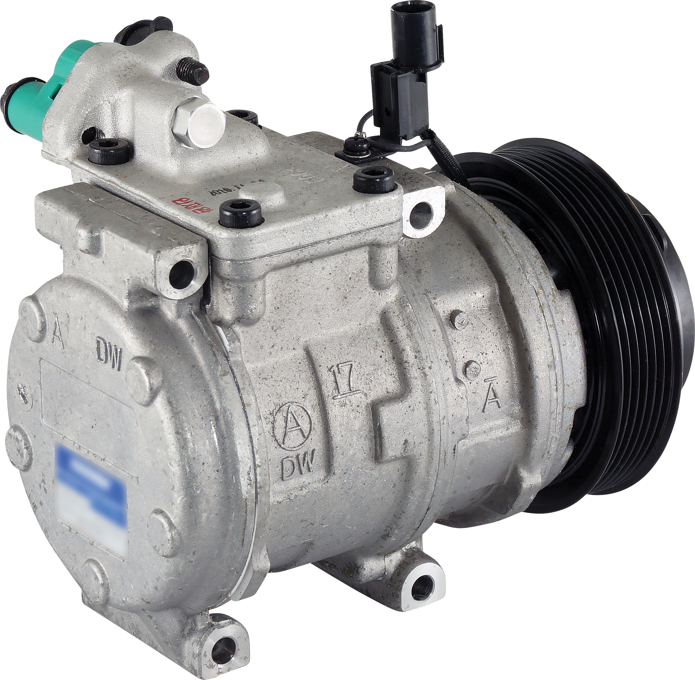 COMPRESSOR, KIA CARNIVAL KV2 V6 2.5I 09/99-08/06, DOOWON, 10PA17C, 6PV, 120MM