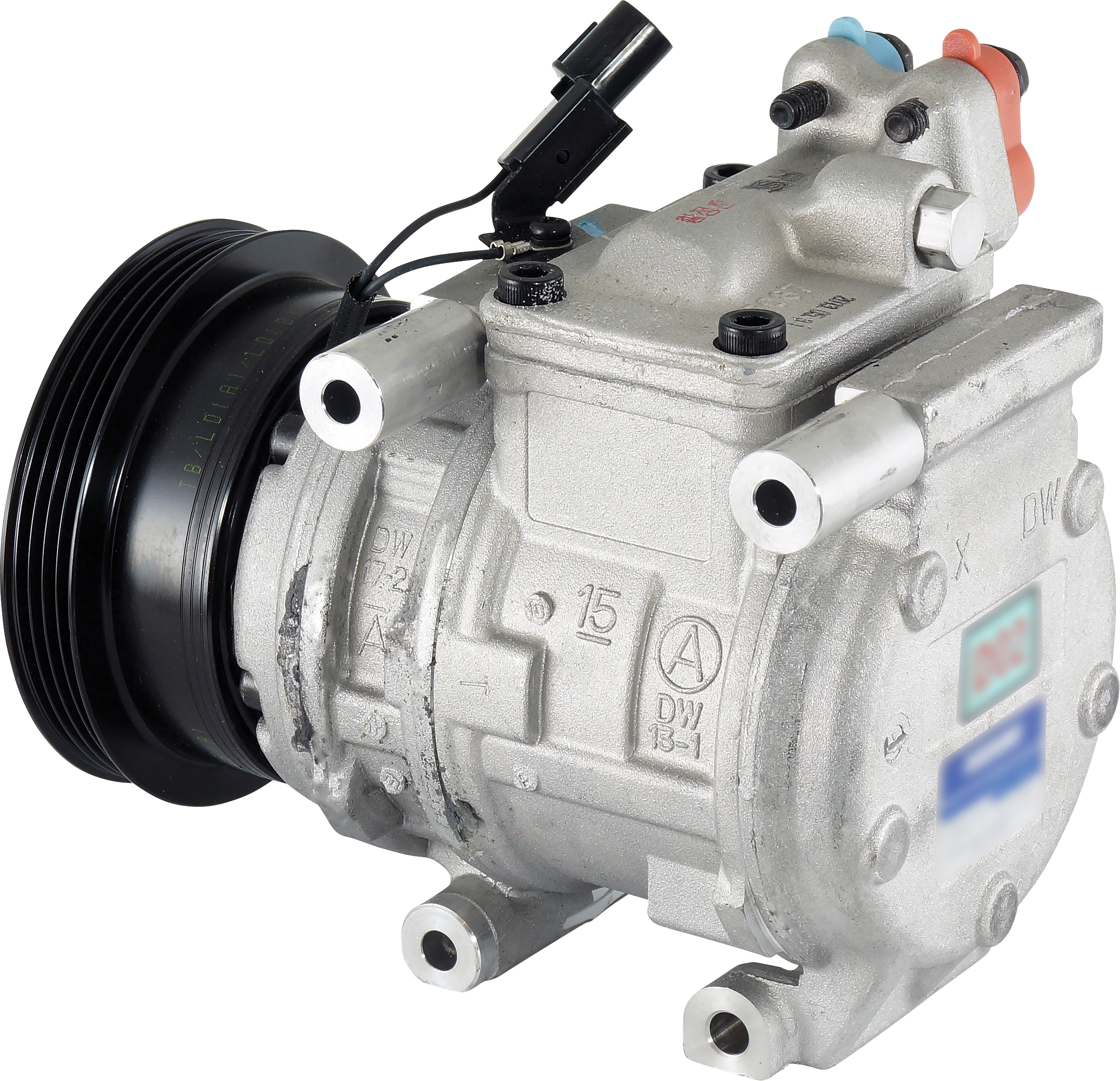 COMPRESSOR, KIA CERATO 2004-08, DENSO, 10PA15C, 4PV