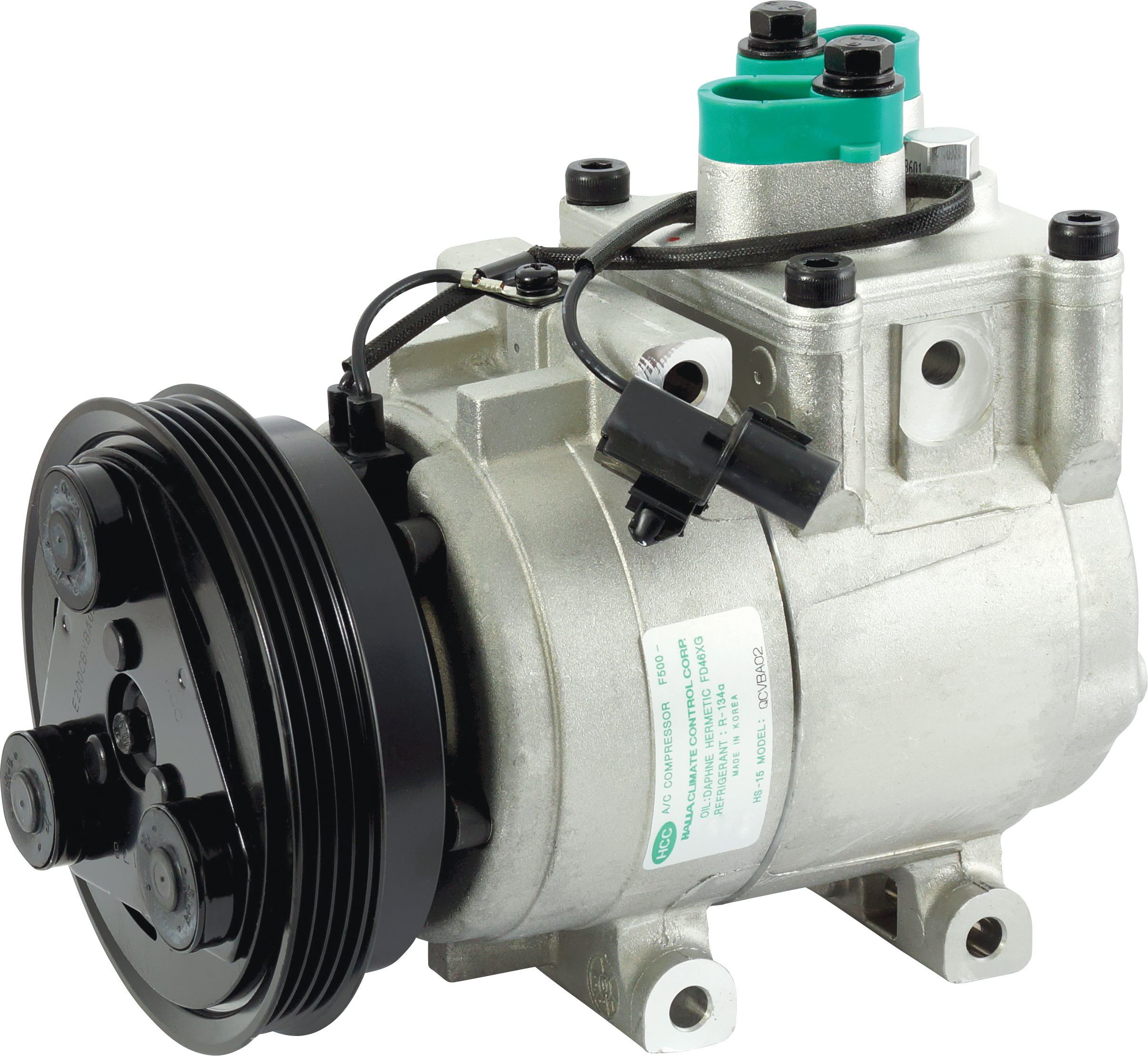 COMPRESSOR, KIA RIO 03/01-05/05, HALLA