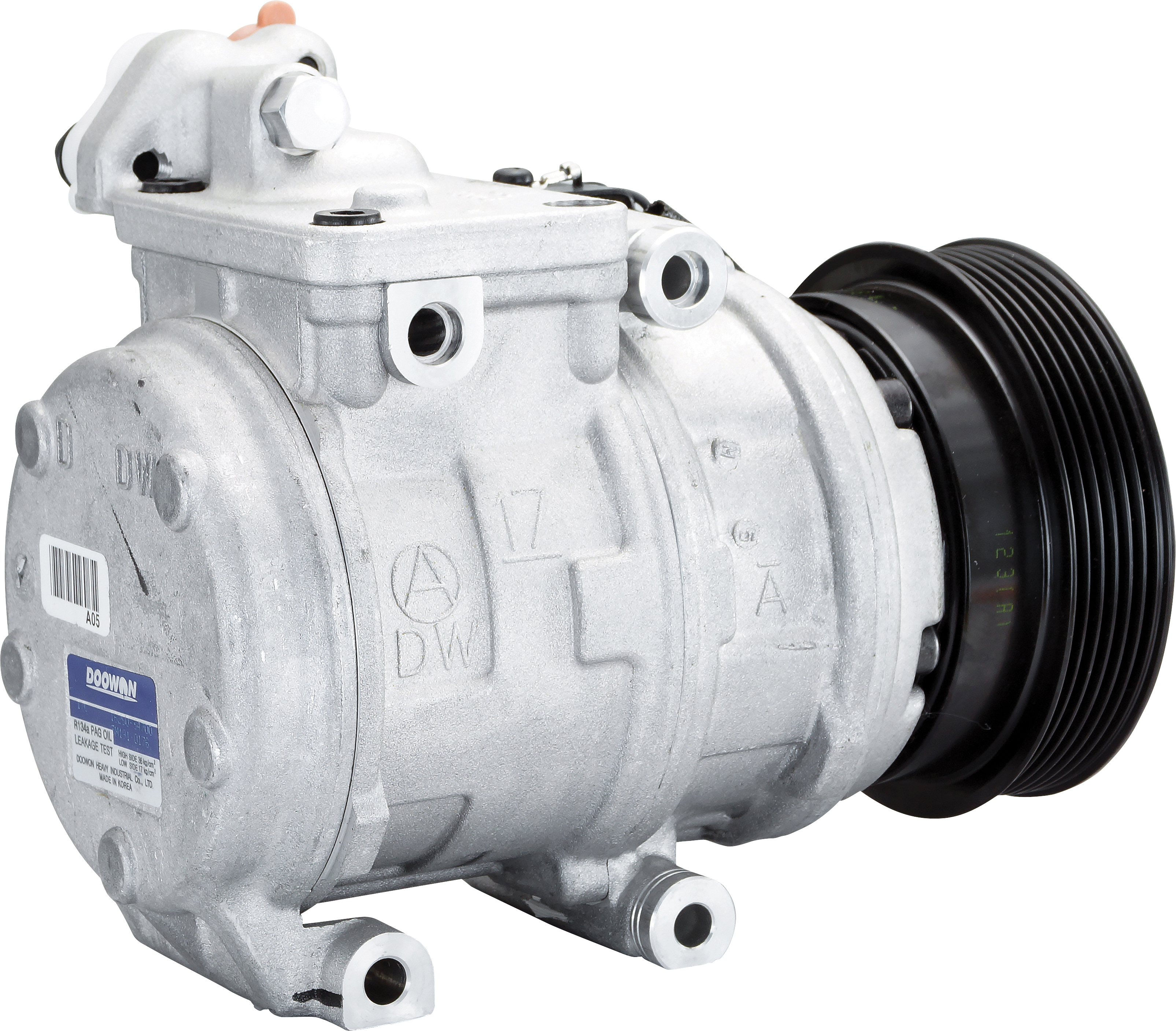 COMPRESSOR, KIA RONDO UN 4 CYL 2.0I 04/08-05/13, DOOWON, 10PA17C, 6PV, 117MM
