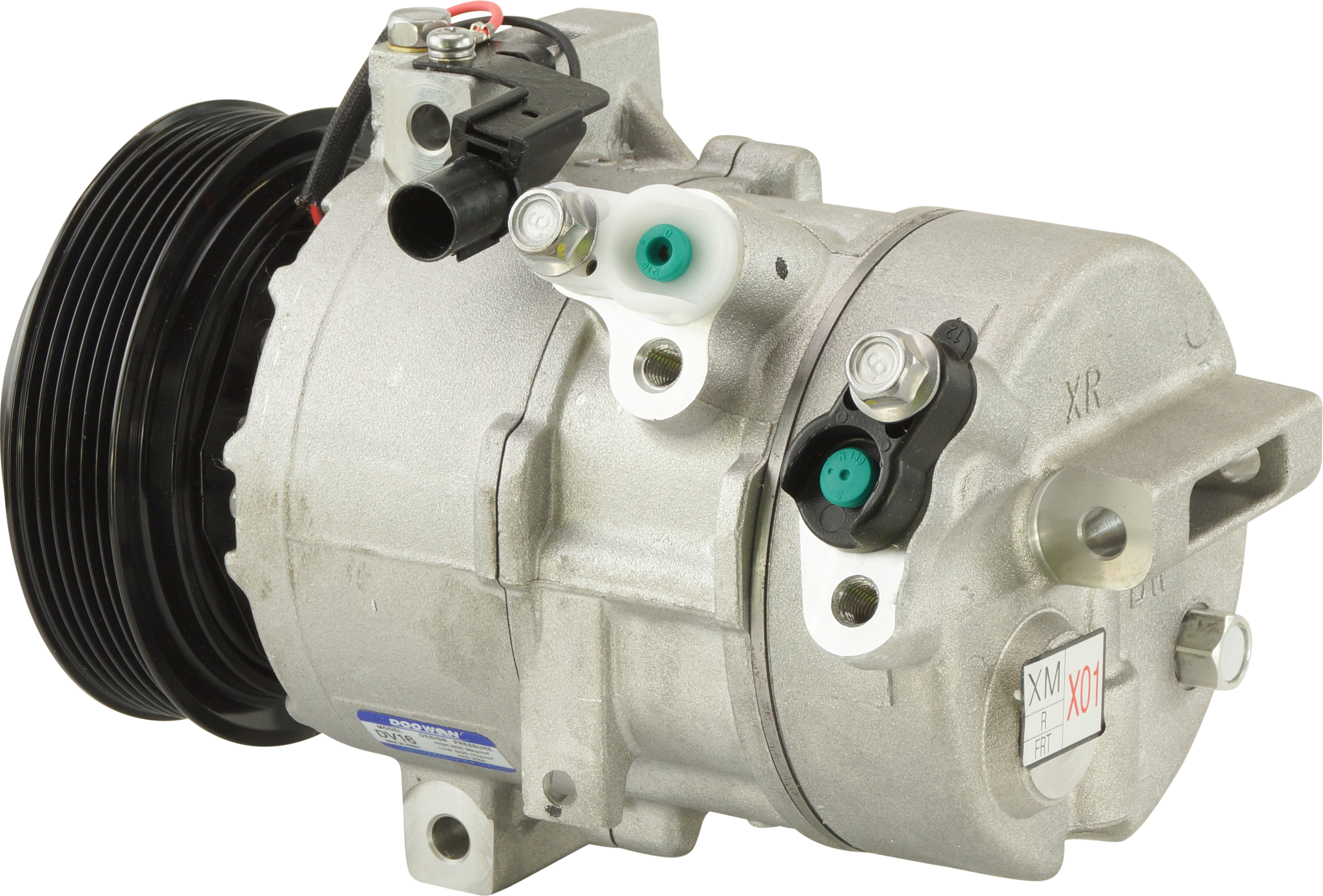 COMPRESSOR, KIA SORENTO XM 4 CYL 2.2TD 10/09-05/15, DOOWON, DV16, 6PV, 119MM