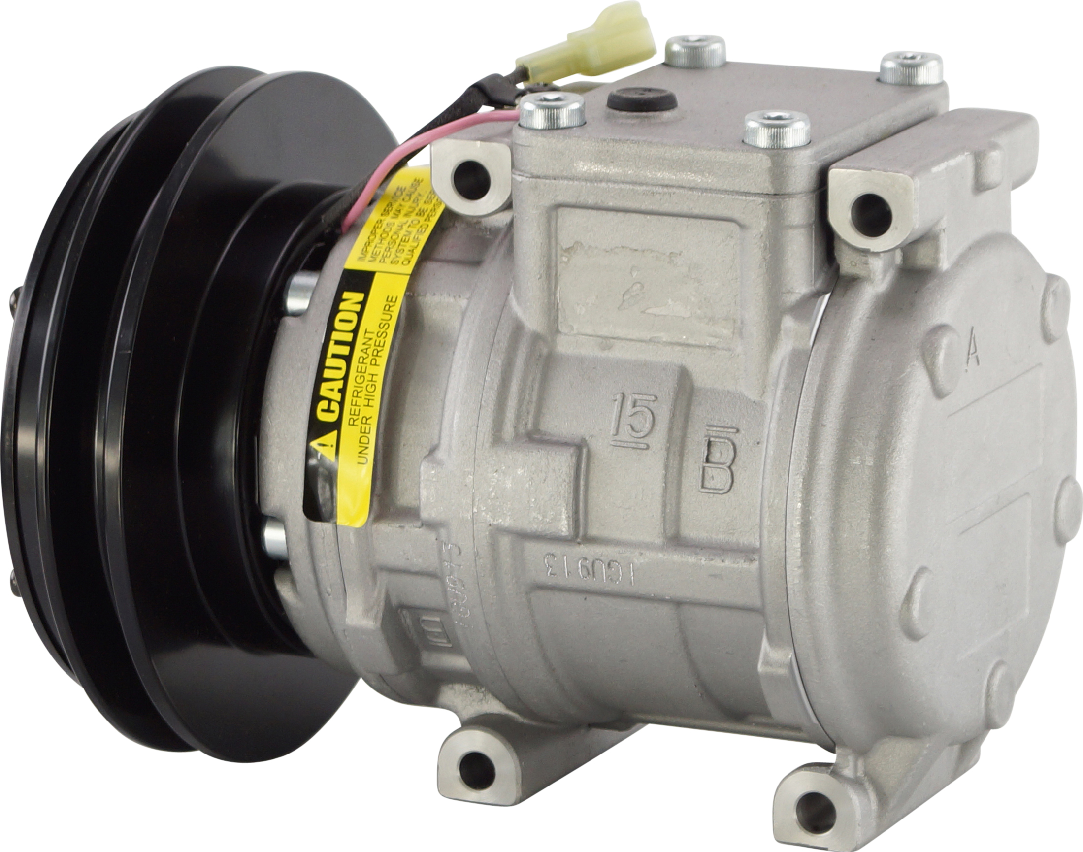 COMPRESSOR, KOMATSU, S-SERIES (REPL DENSO), 10PA15C, 1B 24V