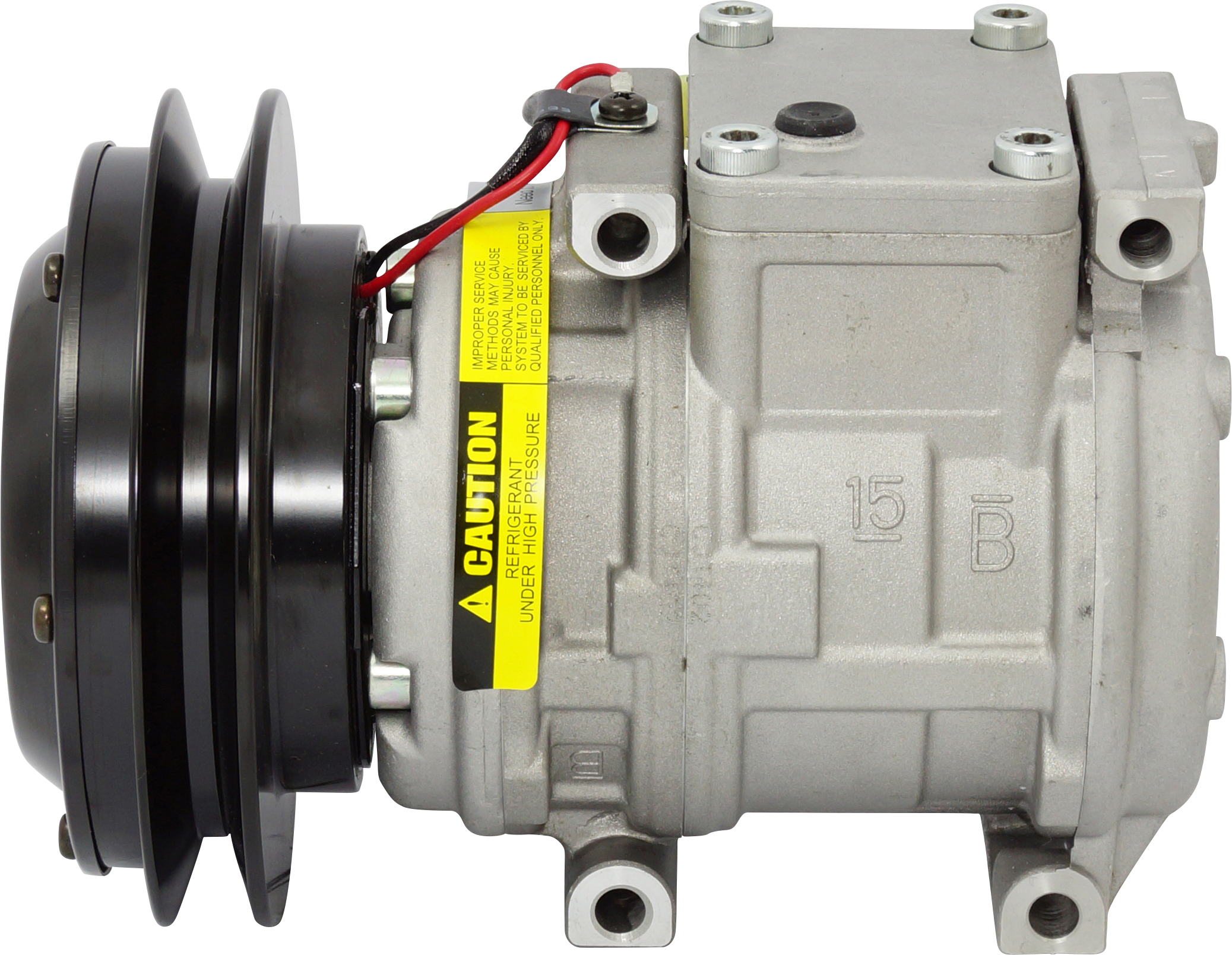 COMPRESSOR, KOMATSU, DENSO, 10PA15C, 24V, 1B