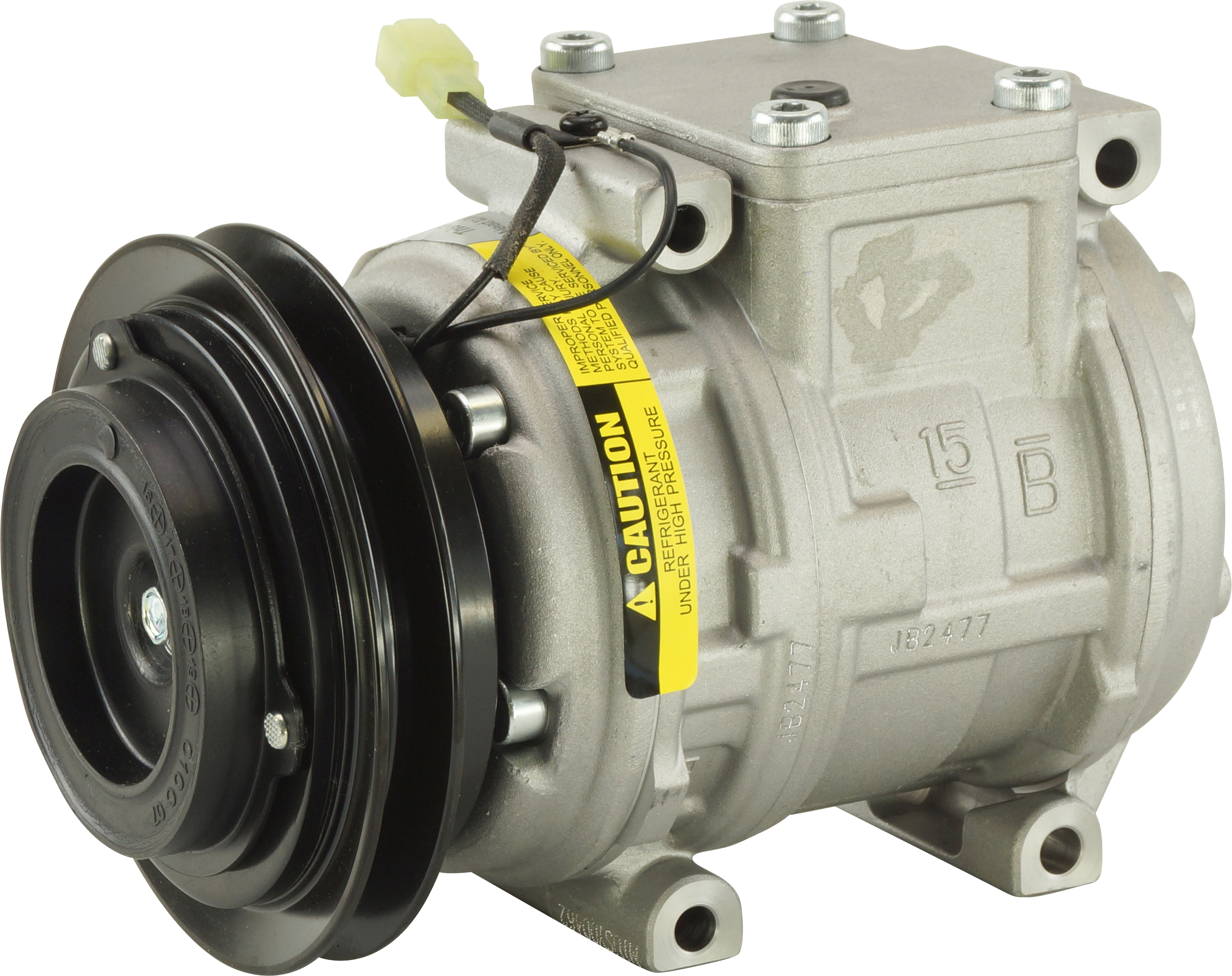 COMPRESSOR, KUBOTA M7580, EXCAVATOR, S-SERIES (REPL DENSO), 10PA15C, 12V