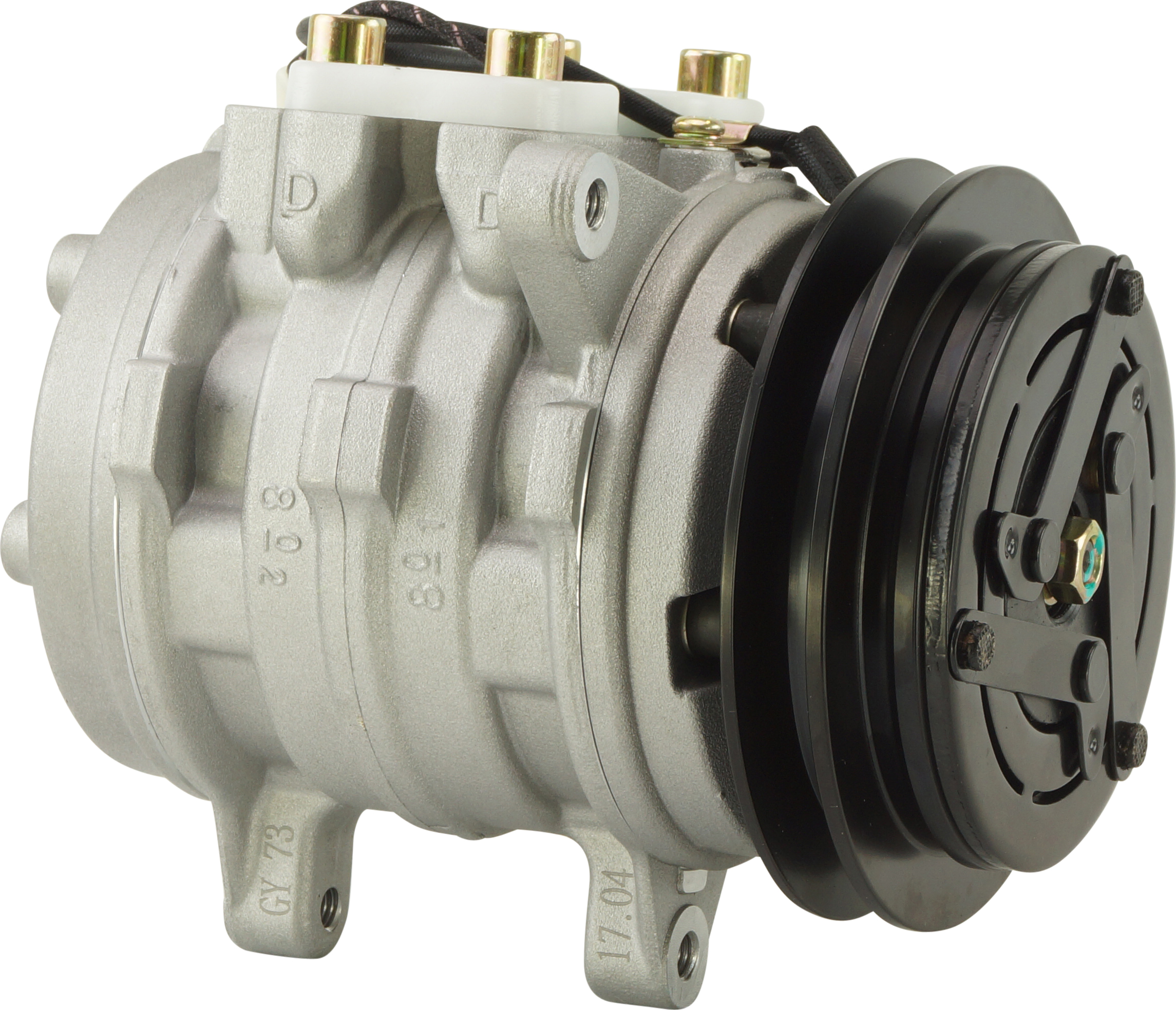 COMPRESSOR, KUBOTA TRACTOR, S-SERIES (REPL DENSO), 10P08E, 12V, 1A