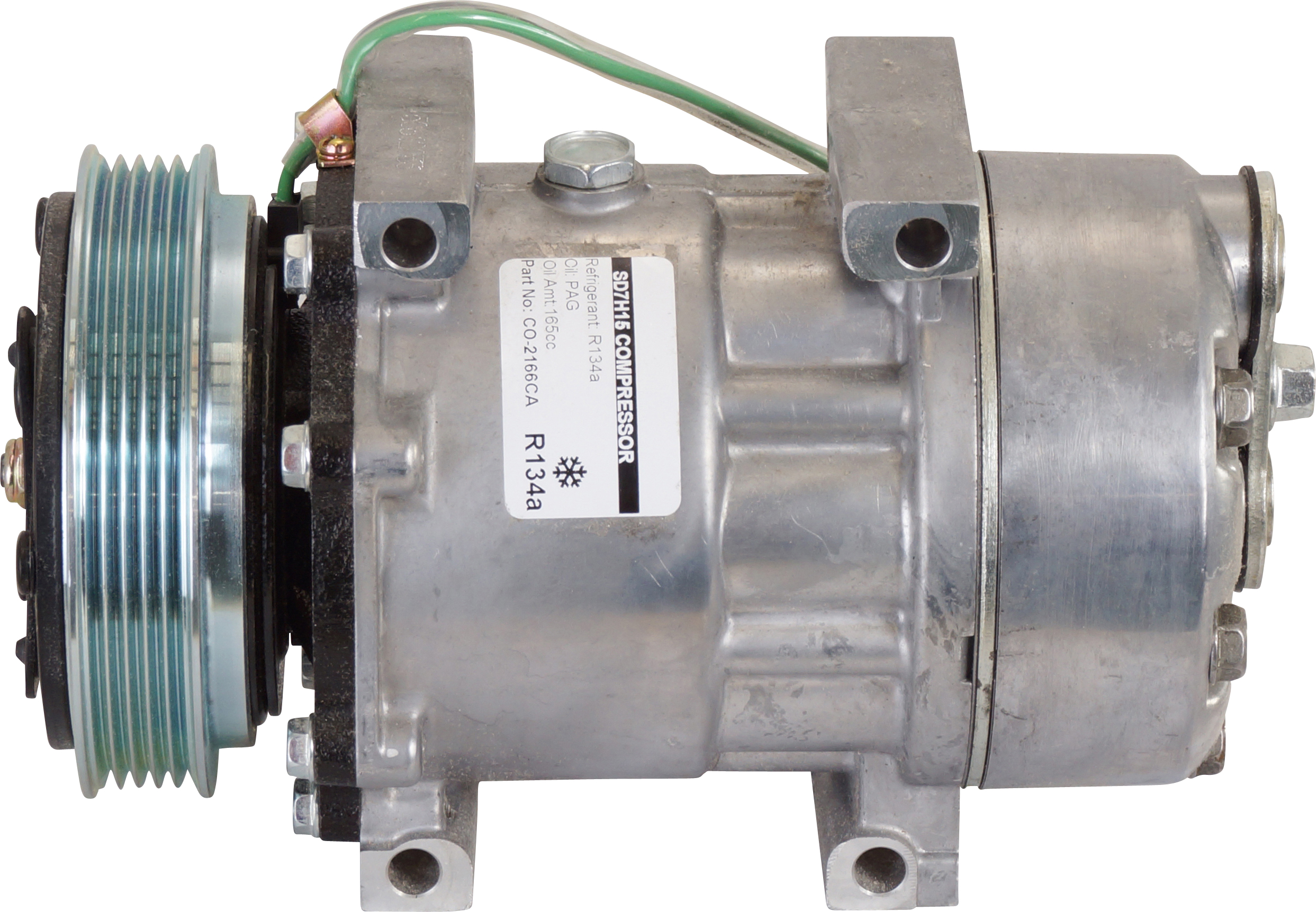 COMPRESSOR, MACK PREMIUM, SANDEN, SD7H15, 24V, 5PV, 119MM
