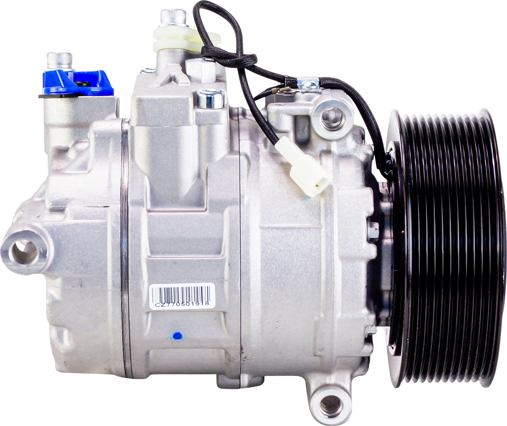 COMPRESSOR, MERCEDES ACTROS, VALEO, REPL. DENSO, 7SBU16C, 24V, 11PV, 134MM