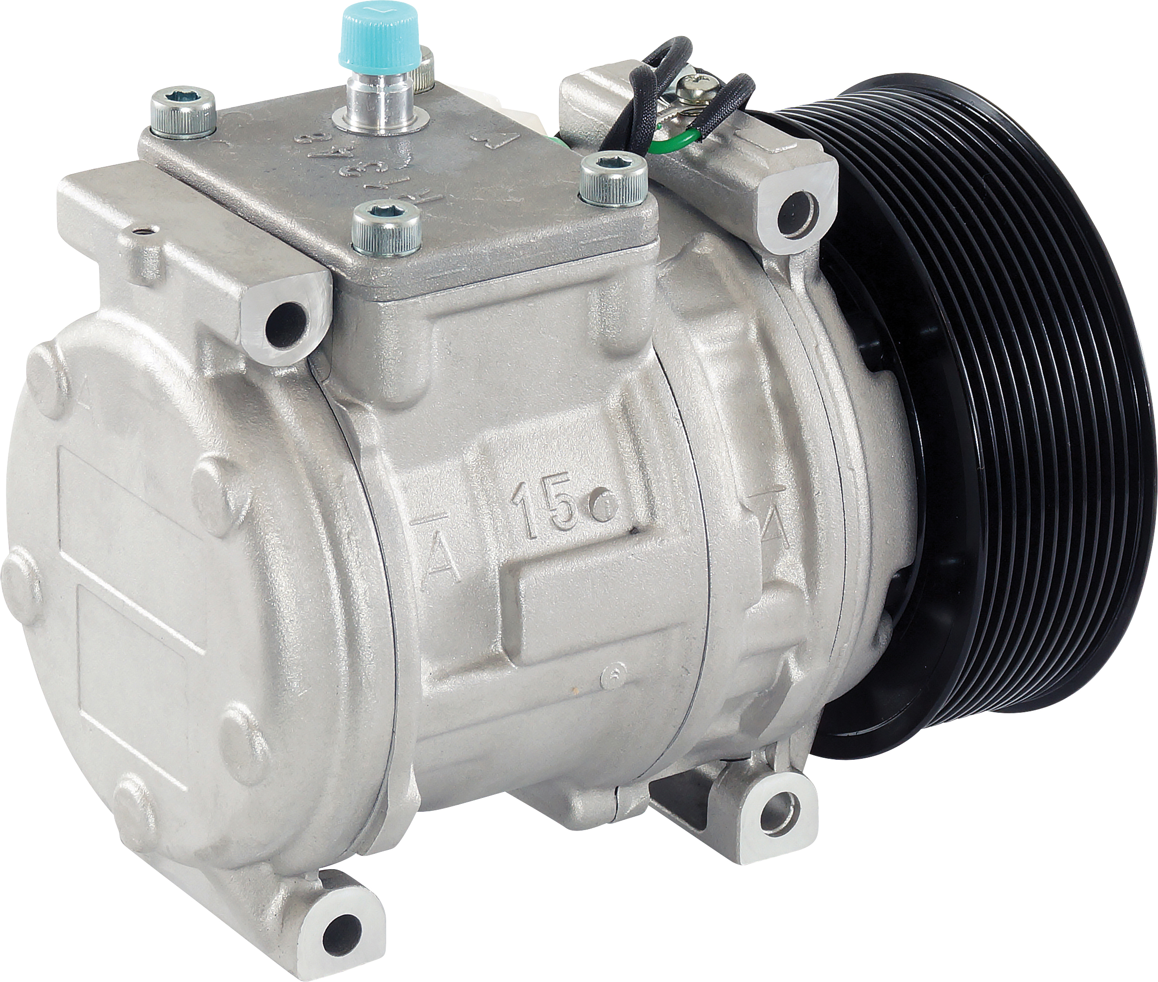 COMPRESSOR, MERCEDES SK-90, DENSO, 10PA15C, 24V, 11PV
