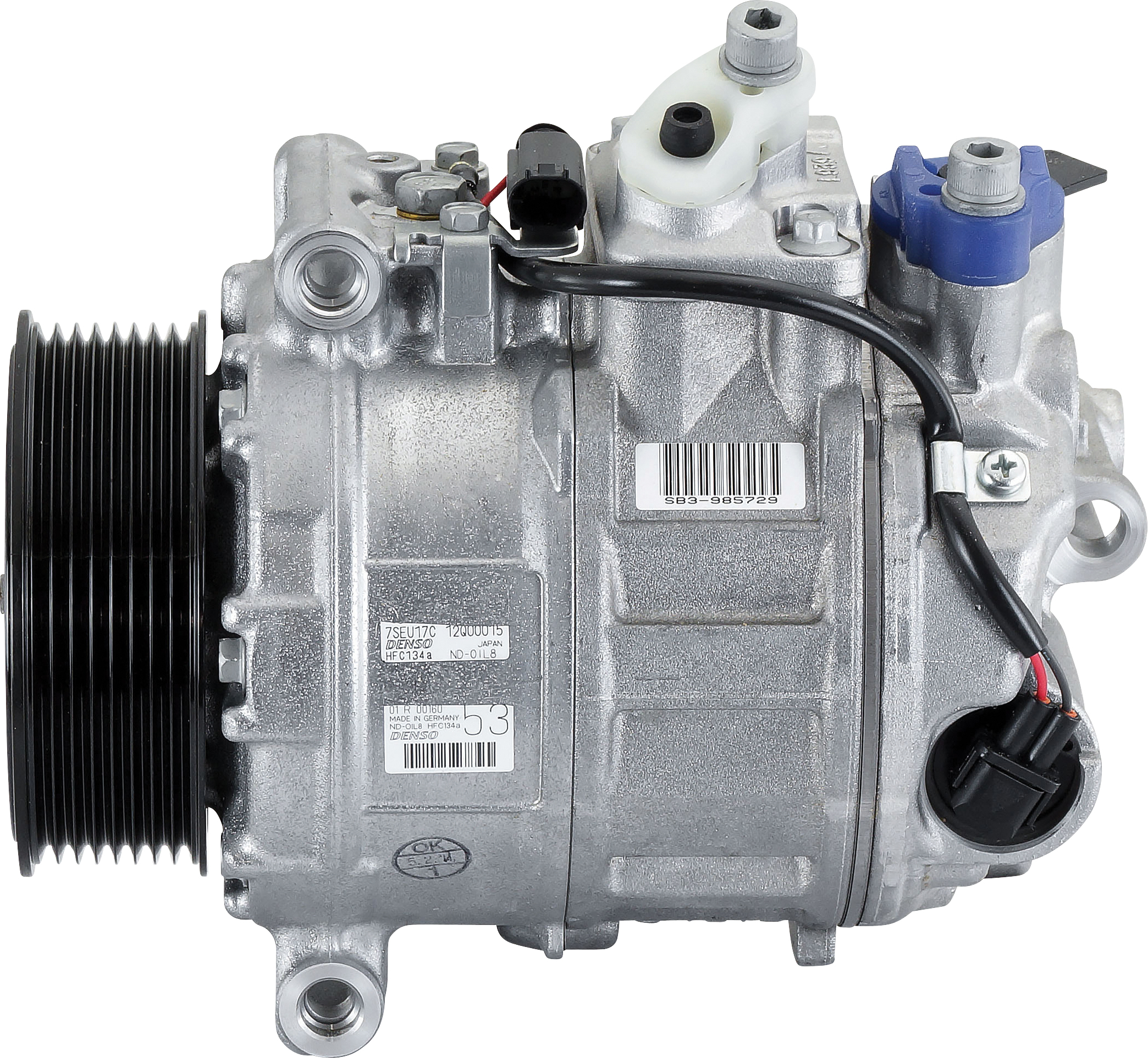 COMPRESSOR, MERCEDES W164, ML280, ML320, ML420 2005, DENSO, 7SEU17C, 8PV, 100MM