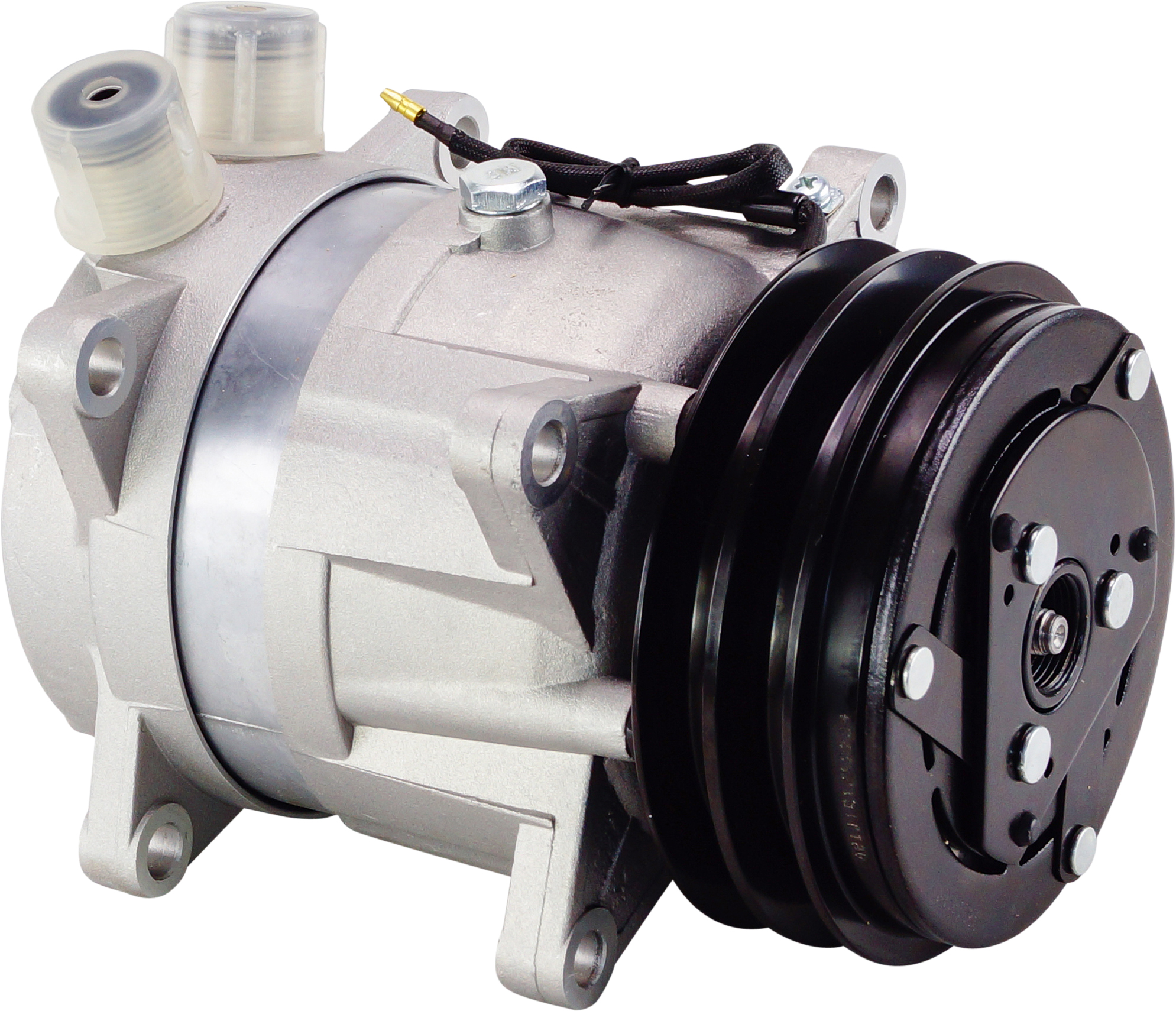 COMPRESSOR, MERLO TELEHANDLER, DELPHI, V5, 12V, 2A, 132MM, VERT TUBE-O