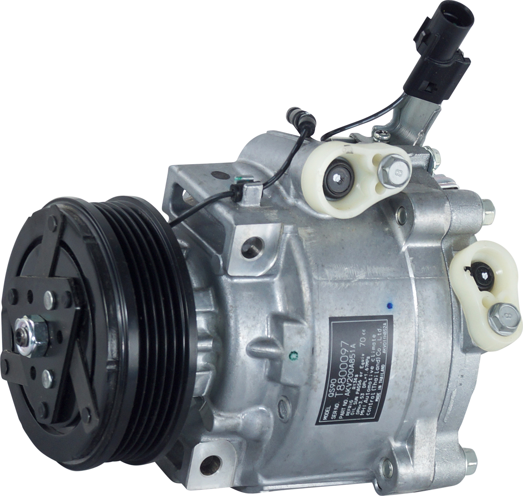 COMPRESSOR, MITSUBISHI ASX XA 4 CYL 1.8TD, 2.0I 07/10-, MITSUBISHI, QS90, 5PV, 95MM