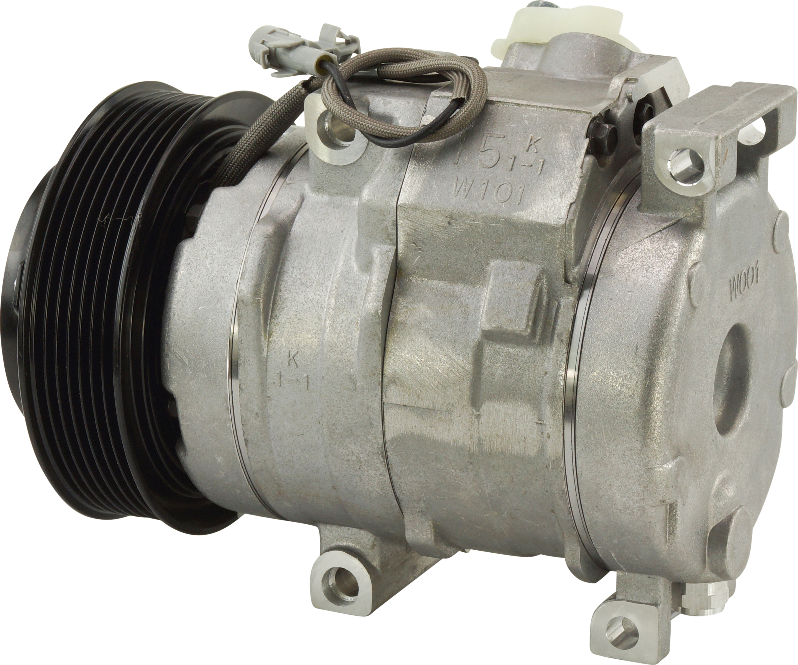 COMPRESSOR, MITSUBISHI FUSO, CANTER FGB71 715 EURO 5, WARRIOR BUS FG84 2009-, DENSO, 10S15C, 12V, 7P