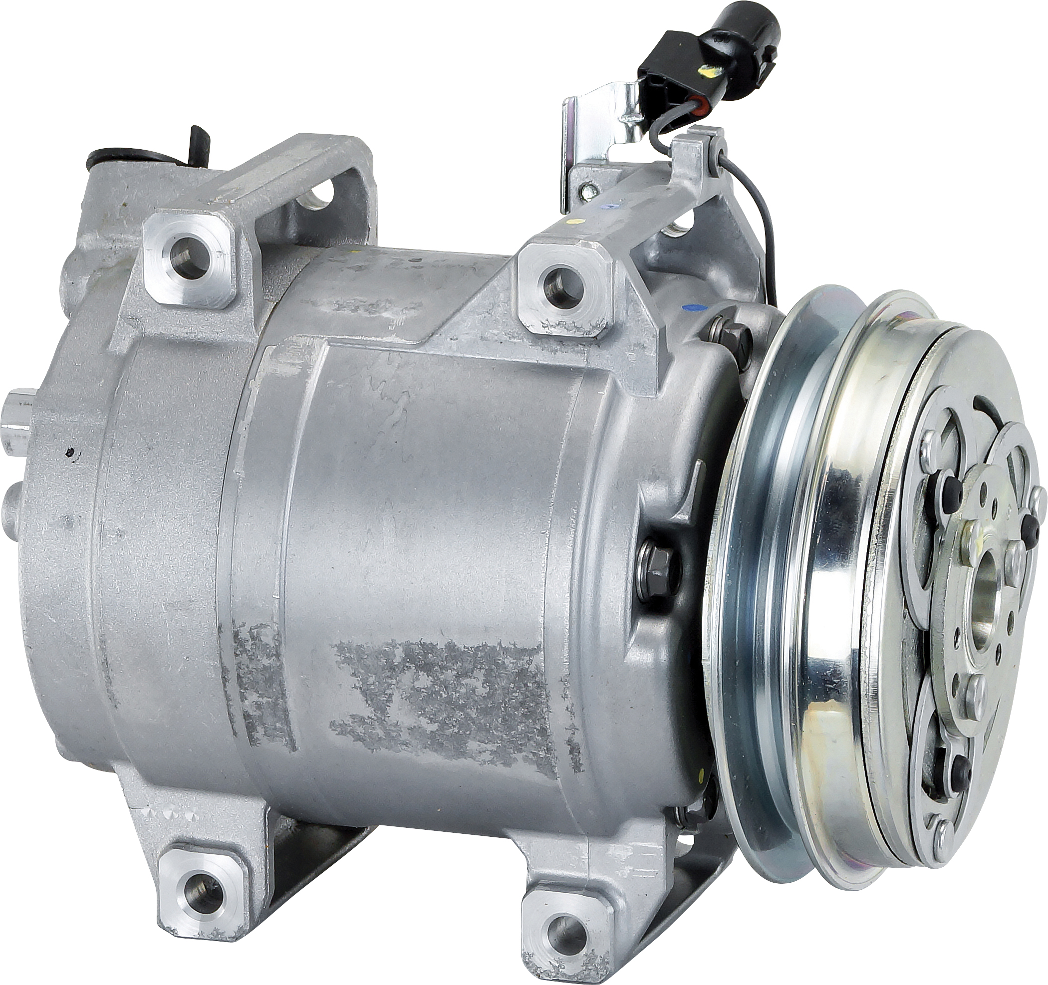 COMPRESSOR, MITSUBISHI ML TRITON 2008 2.5 DIESEL, VALEO, 1A, REAR OF PULLEY