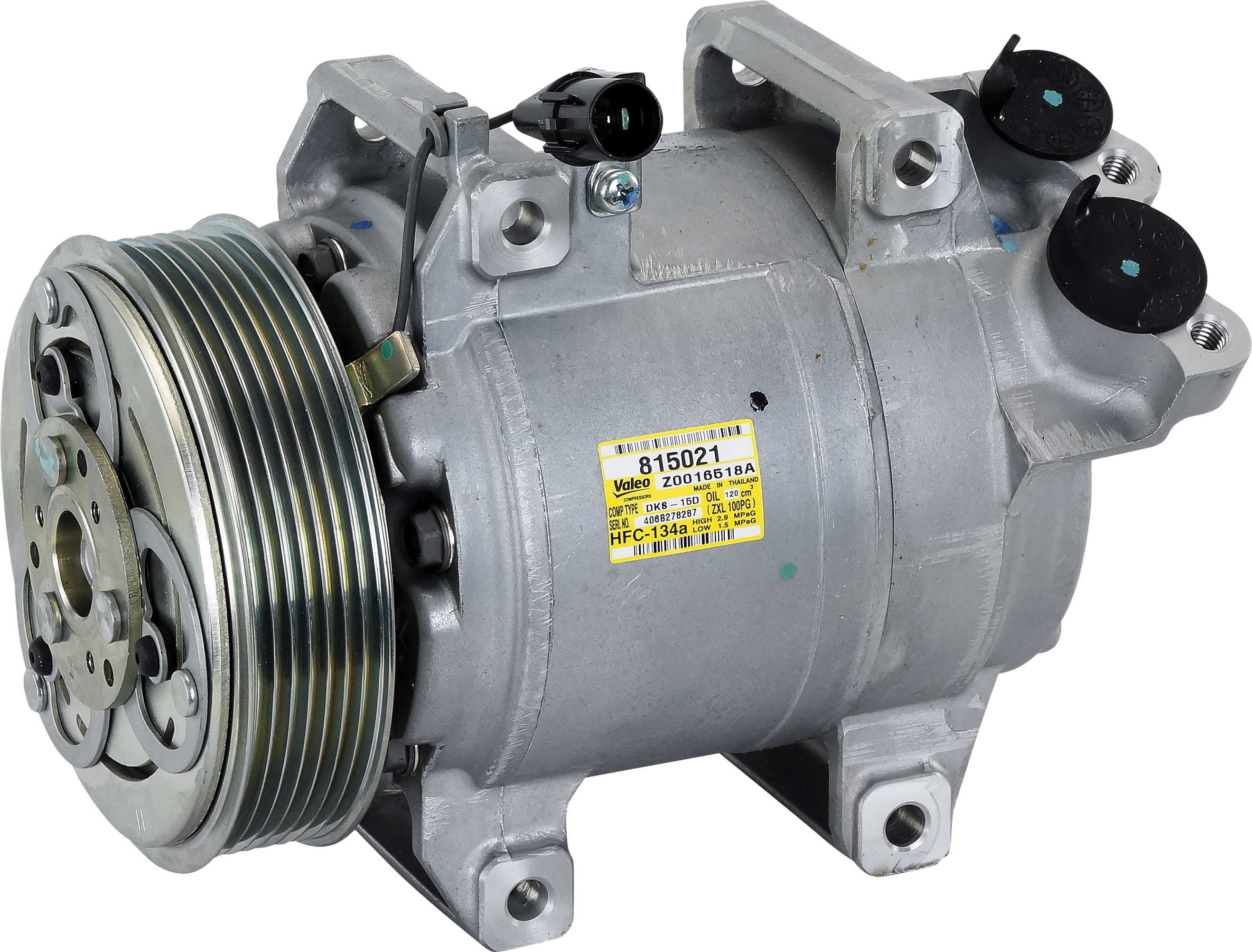 COMPRESSOR, MITSUBISHI ML TRITON V6 3.5L 07/06-, VALEO, 7PV