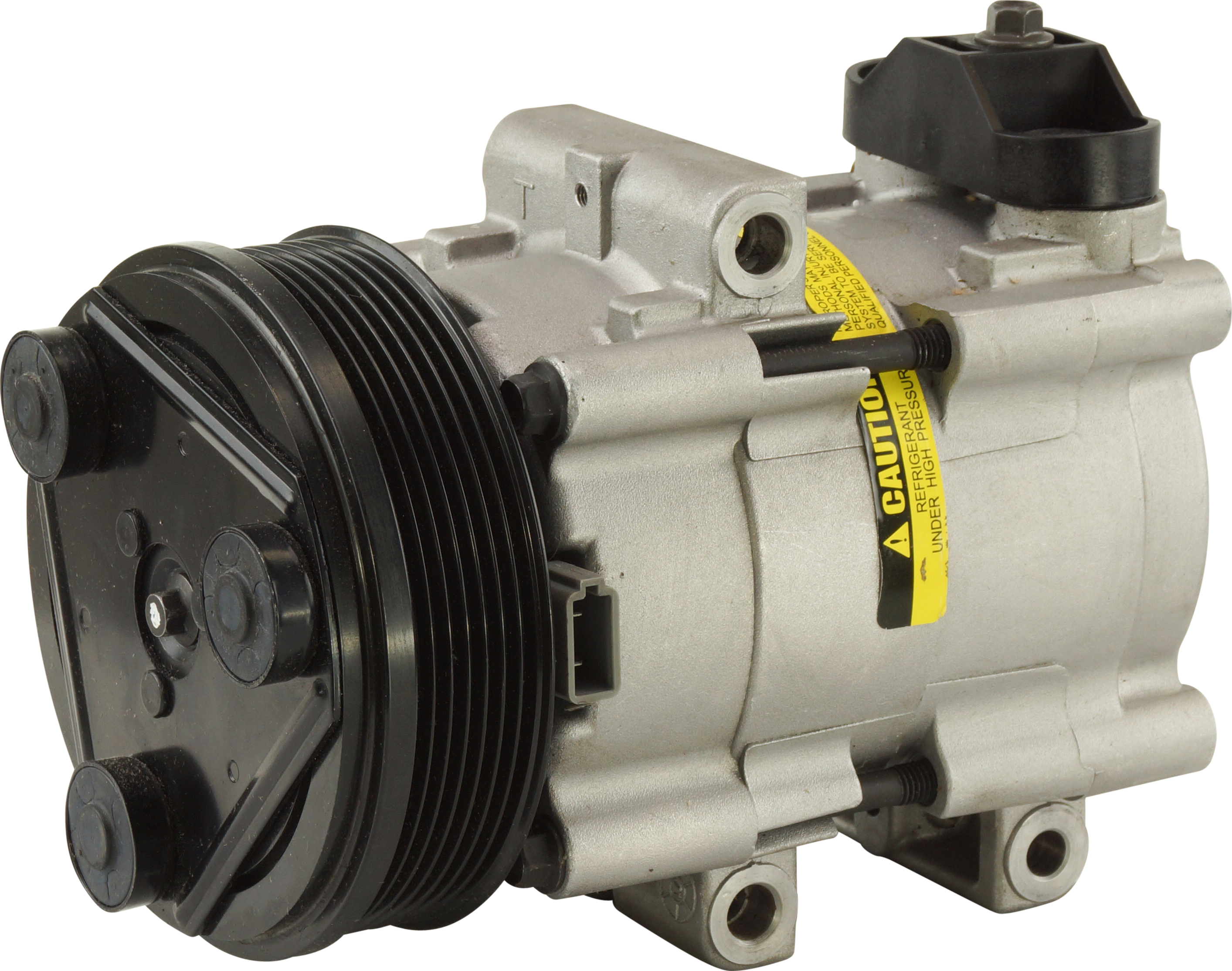 COMPRESSOR, NEW HOLLAND, HALLA, FS10, 7PV, 129MM, VERT PAD