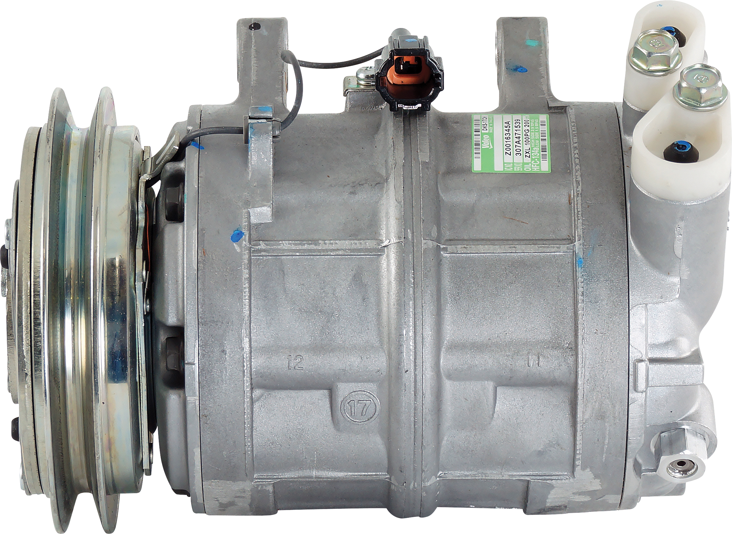 COMPRESSOR, NISSAN PATROL Y61, GU RD28T, TB45, TD42 97-10, VALEO, DKS17CH