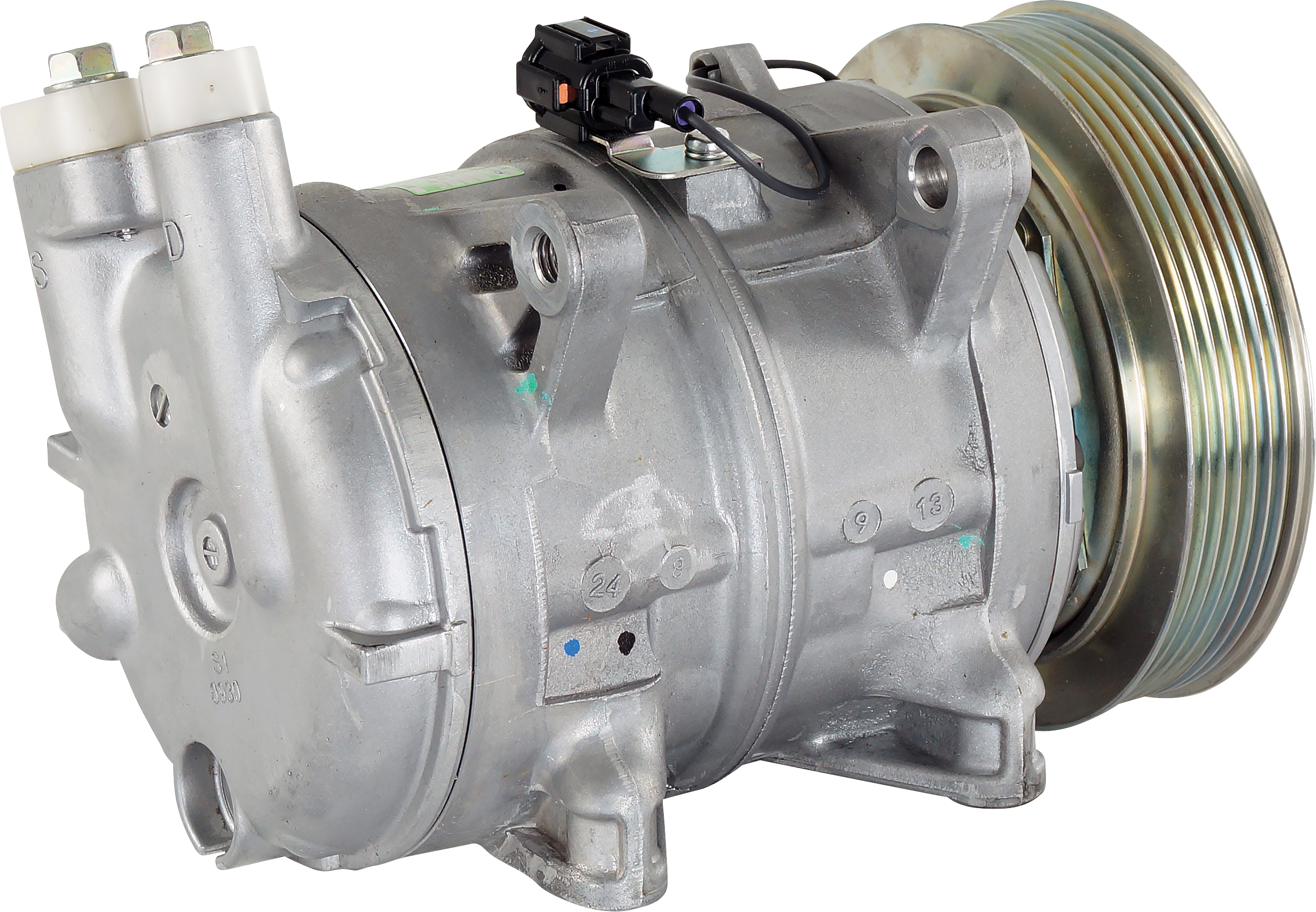 COMPRESSOR, NISSAN PATROL Y61 ZD30D, VALEO, 7PV