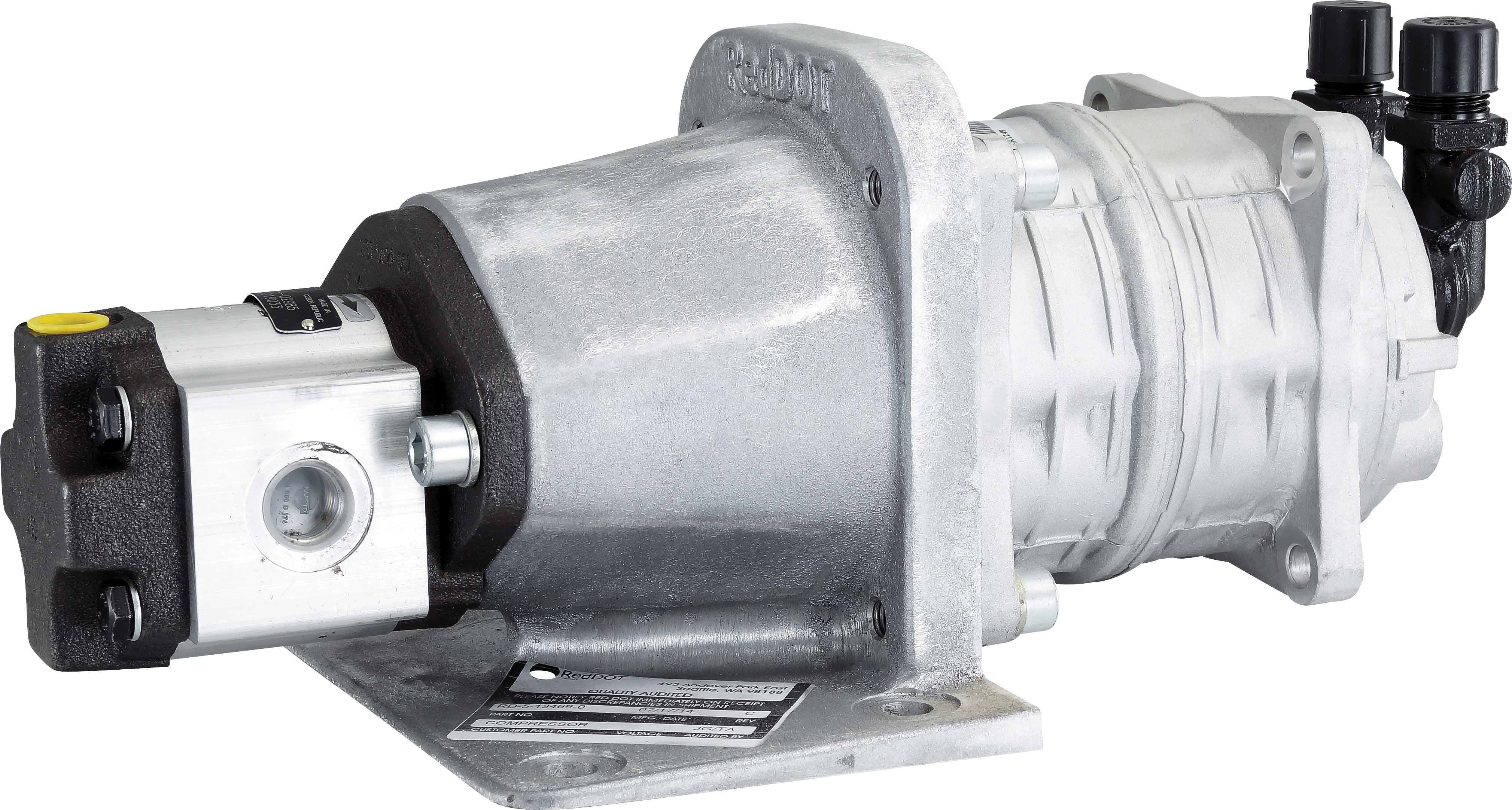 COMPRESSOR, RED DOT HYDRAULIC DIRECT DRIVE, QP-15HD, VERT O-RING