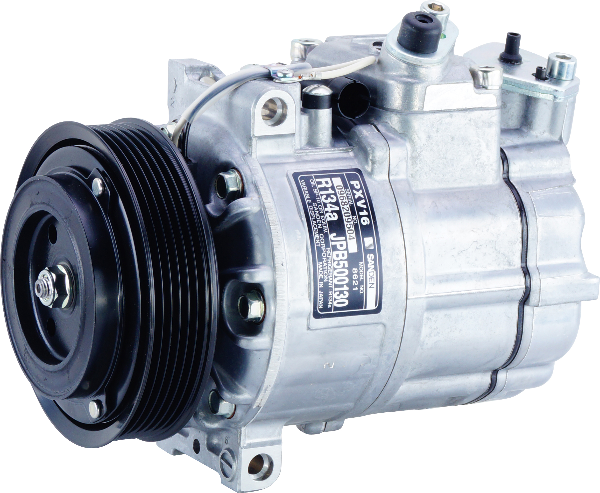 COMPRESSOR, LAND ROVER FREELANDER V6 2.5I 01/97-10/06, SANDEN, PXV16, 6PV, 126MM