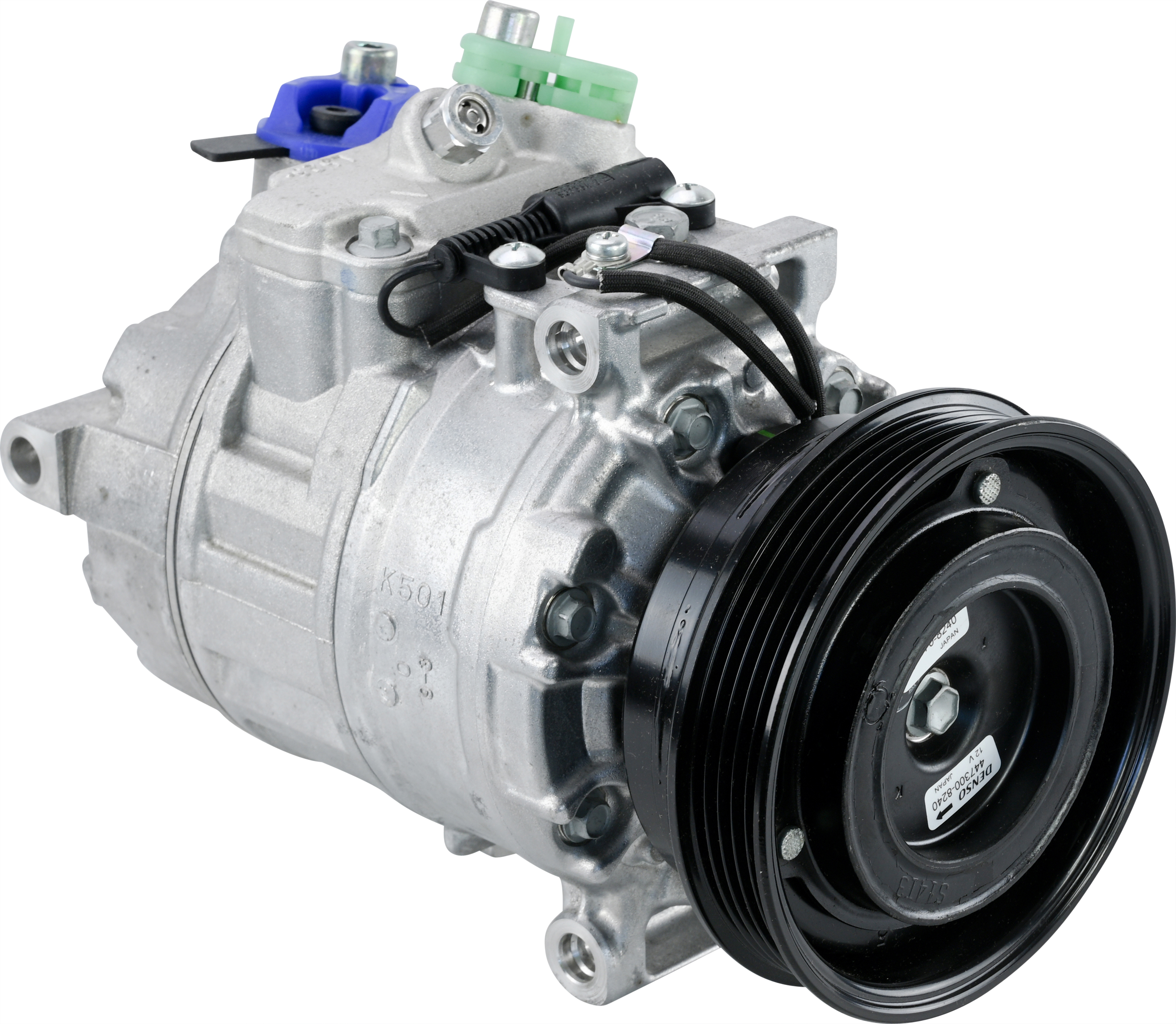 COMPRESSOR, LAND ROVER FREELANDER 4 CYL 1.8I 10/00-10/06, DENSO, 7SBU16C, 5PV, 126MM, SET FORWARD PU