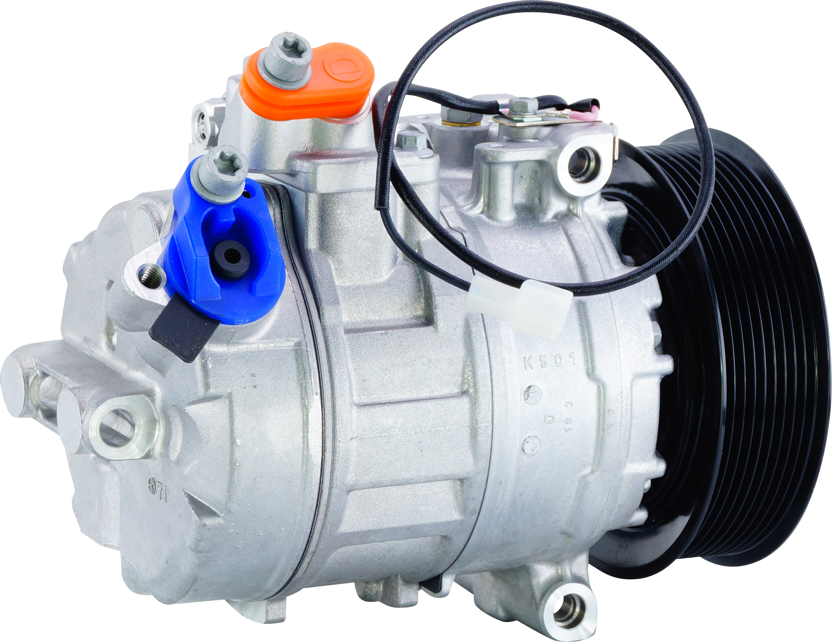COMPRESSOR, TADANO CRANE, DENSO, 7SBU16C, 24V, 9PV, 130MM