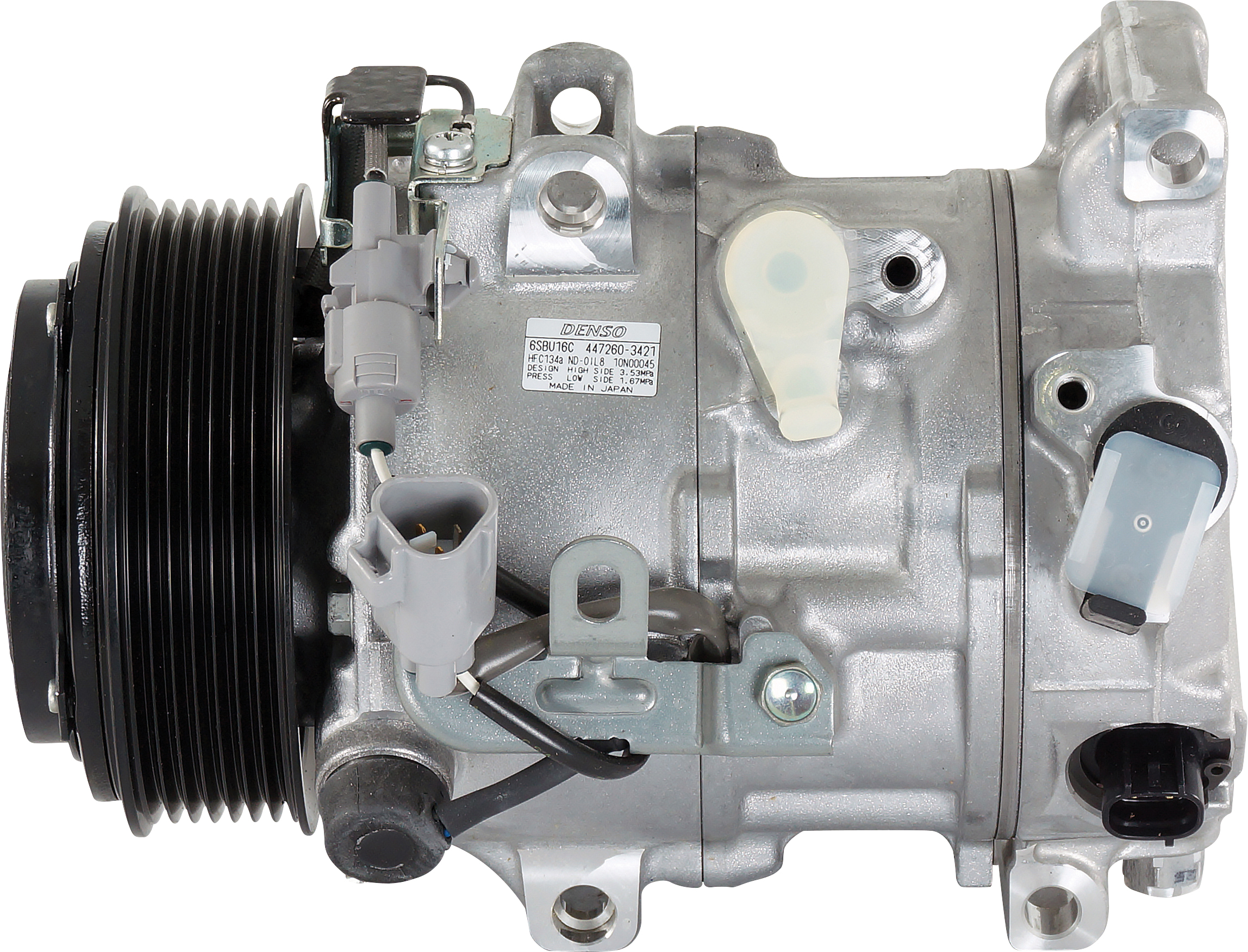COMPRESSOR, TOYOTA AURION GSV40R 10/06-03/12, DENSO, 6SBU16C