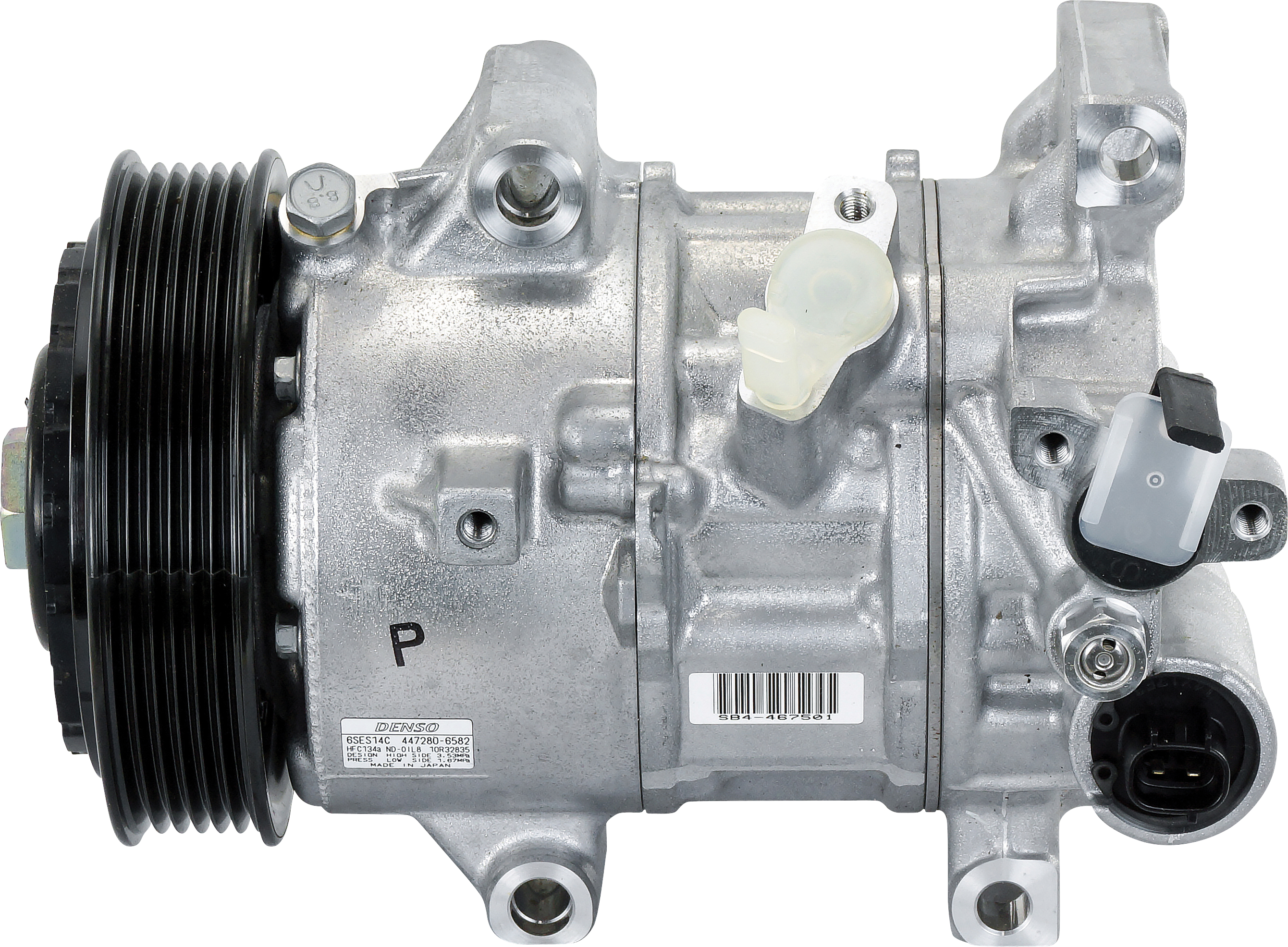 COMPRESSOR, TOYOTA COROLLA ZRE172R, ZRE182R 10/12-, DENSO, 6SES14C, 6PV