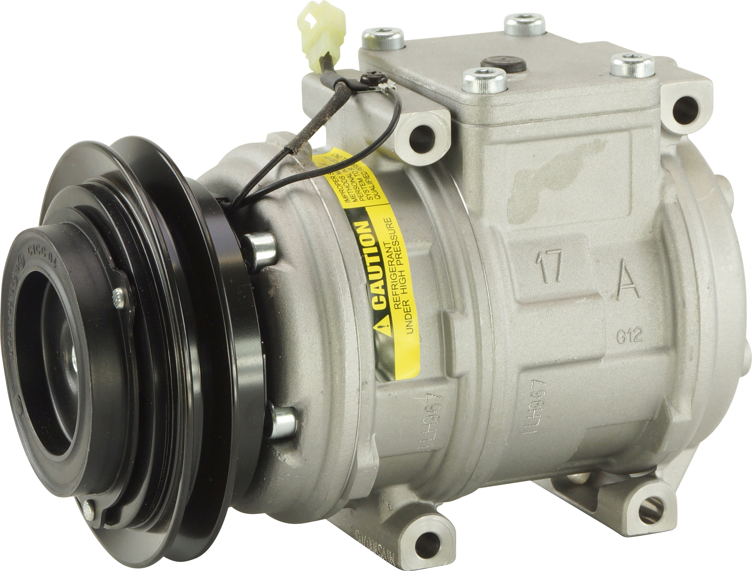 COMPRESSOR, TOYOTA HIACE LH125, YH125 COMMUTER 1988-00, S-SERIES (REPL DENSO), 10PA17C