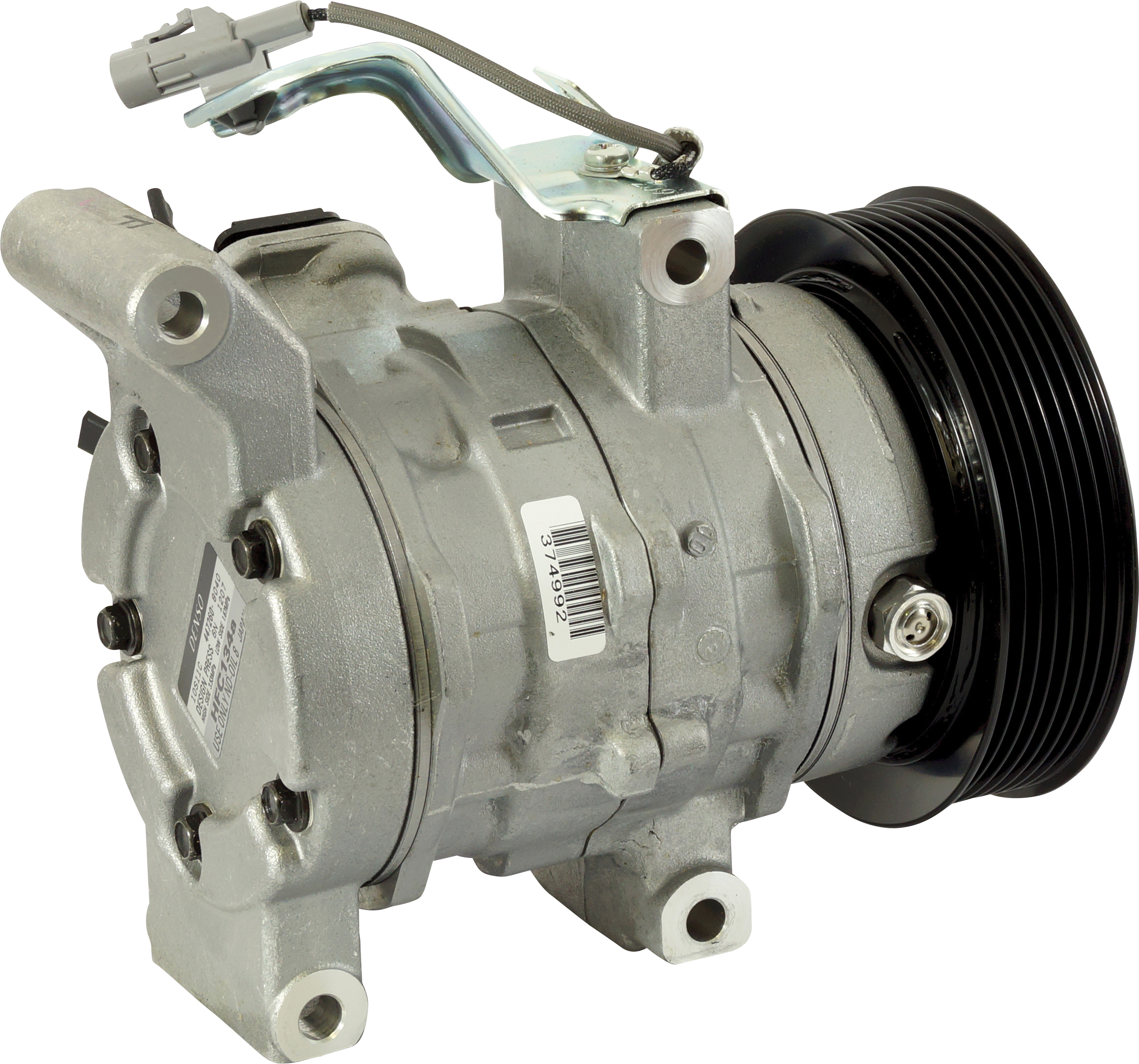 COMPRESSOR, TOYOTA HILUX TGN16R PETROL 4 CYL 2700 2005-, DENSO, 10S11C