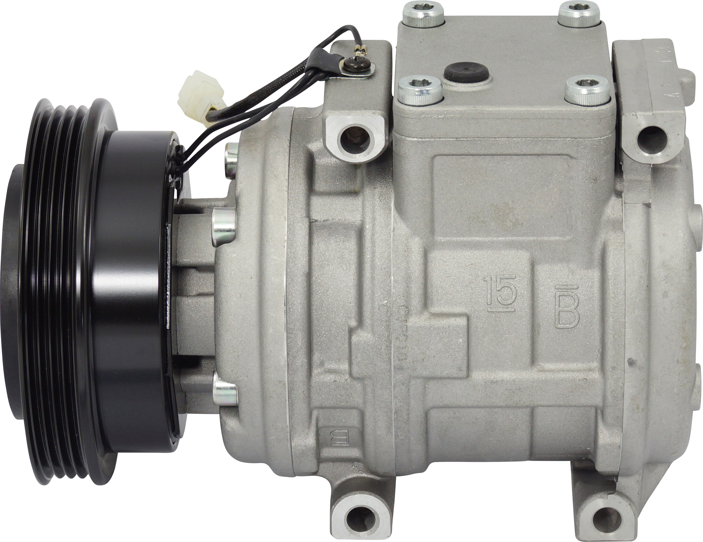COMPRESSOR, TOYOTA LANDCRUISER HDJ78, HDJ79, HDJ100 6 CYL 4.2TD 08/01-10/07, DENSO, 10PA15L, 4PV, 12