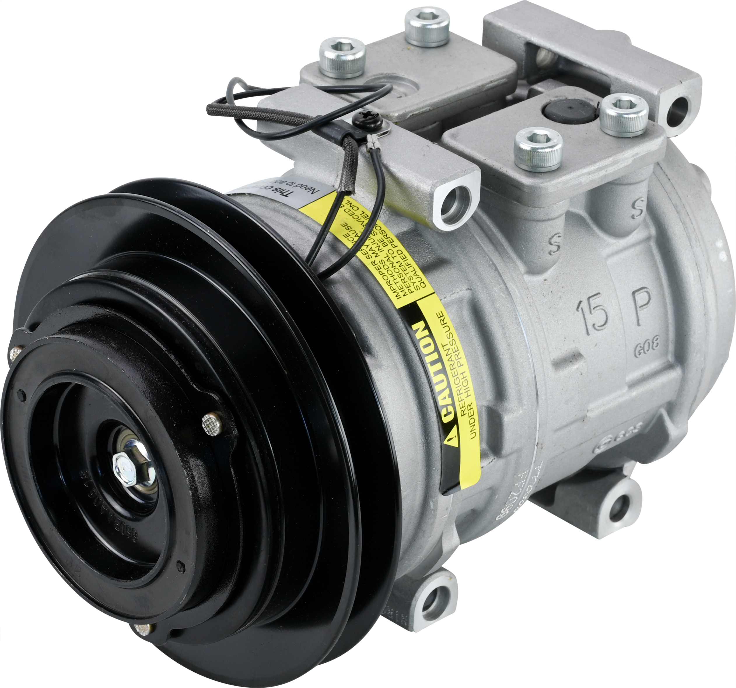 COMPRESSOR, TOYOTA LANDCRUISER HJ73 HJ75 2H 1988-92, S-SERIES (REPL DENSO), 10P15C, 1A