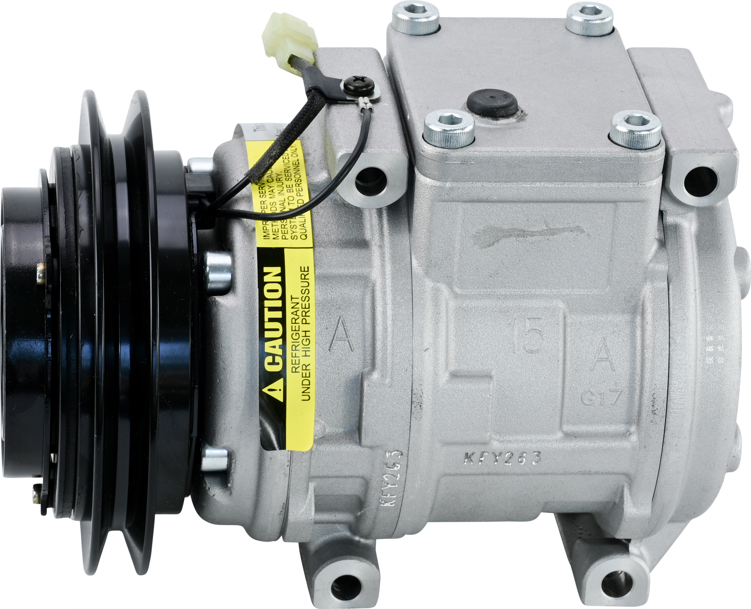 COMPRESSOR, TOYOTA LANDCRUISER HZJ75, HZJ79, HZJ80 1HZ, S-SERIES (REPL DENSO), 10PA15C, 1A