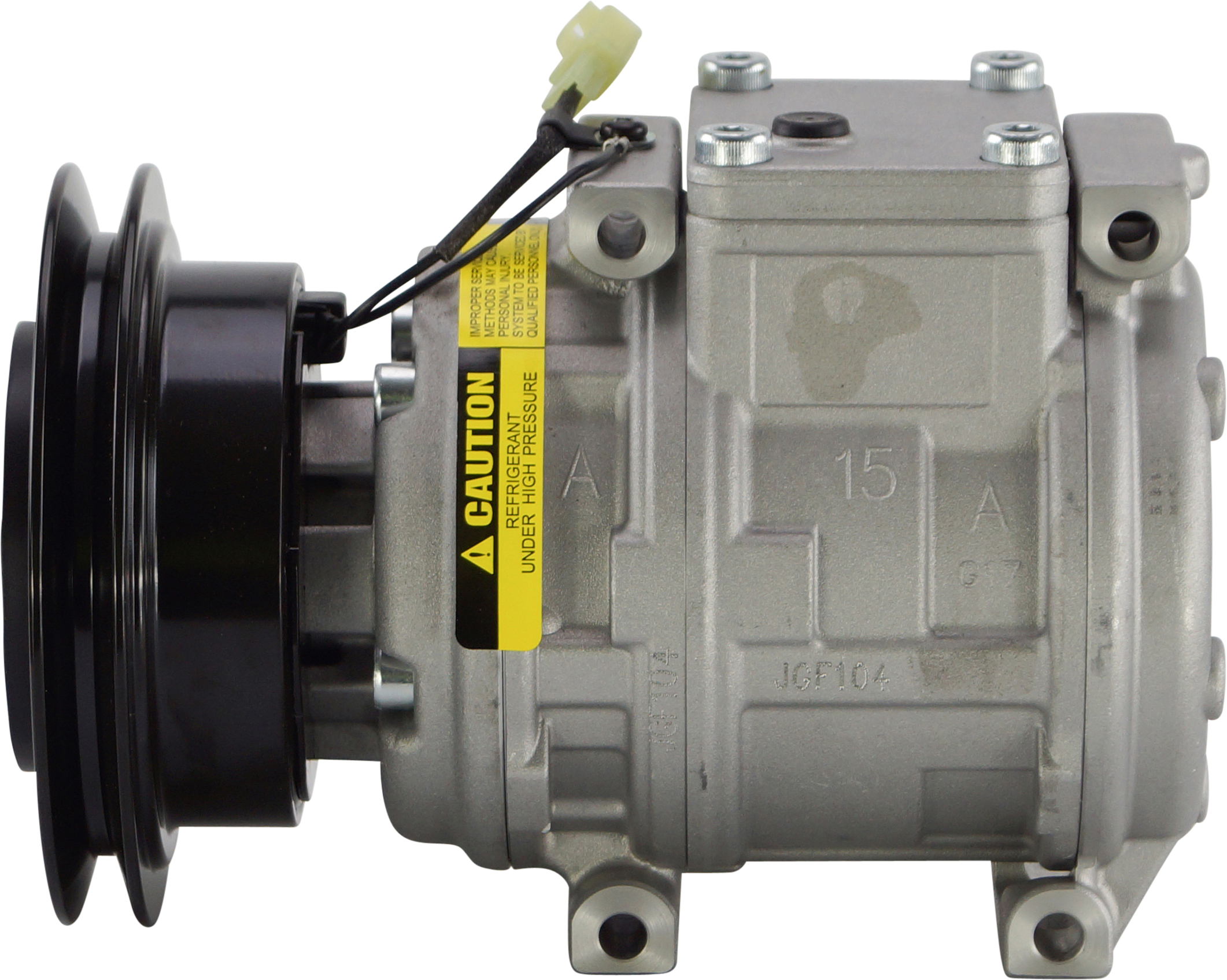 COMPRESSOR, TOYOTA LANDCRUISER HZJ105 NON-TURBO 1998-, S-SERIES (REPL DENSO), 10PA15C, 1A