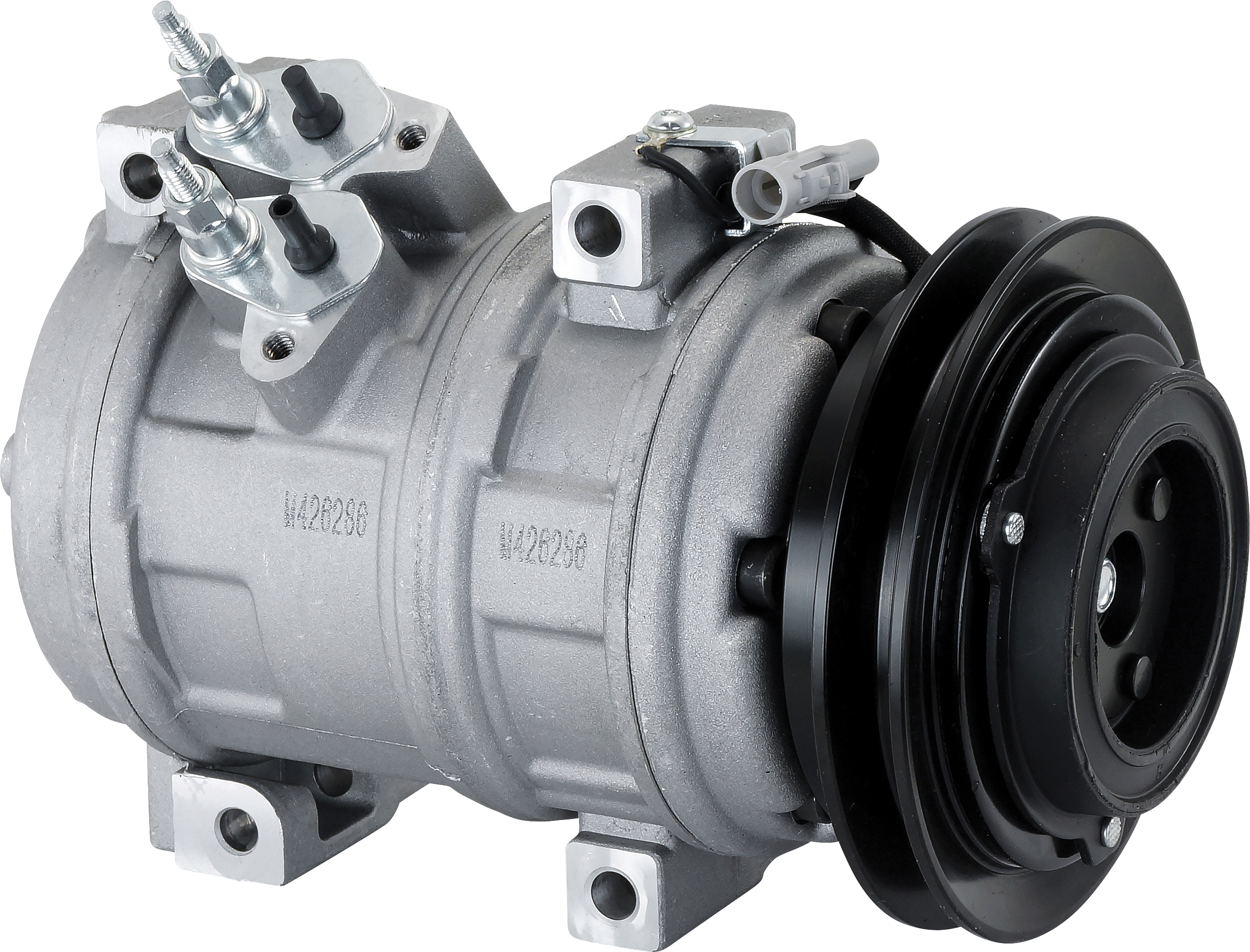 COMPRESSOR, TOYOTA PRADO KZJ120R 1KZ-FE DIESEL 09/02-09/06, DENSO, 10S17C, 1A