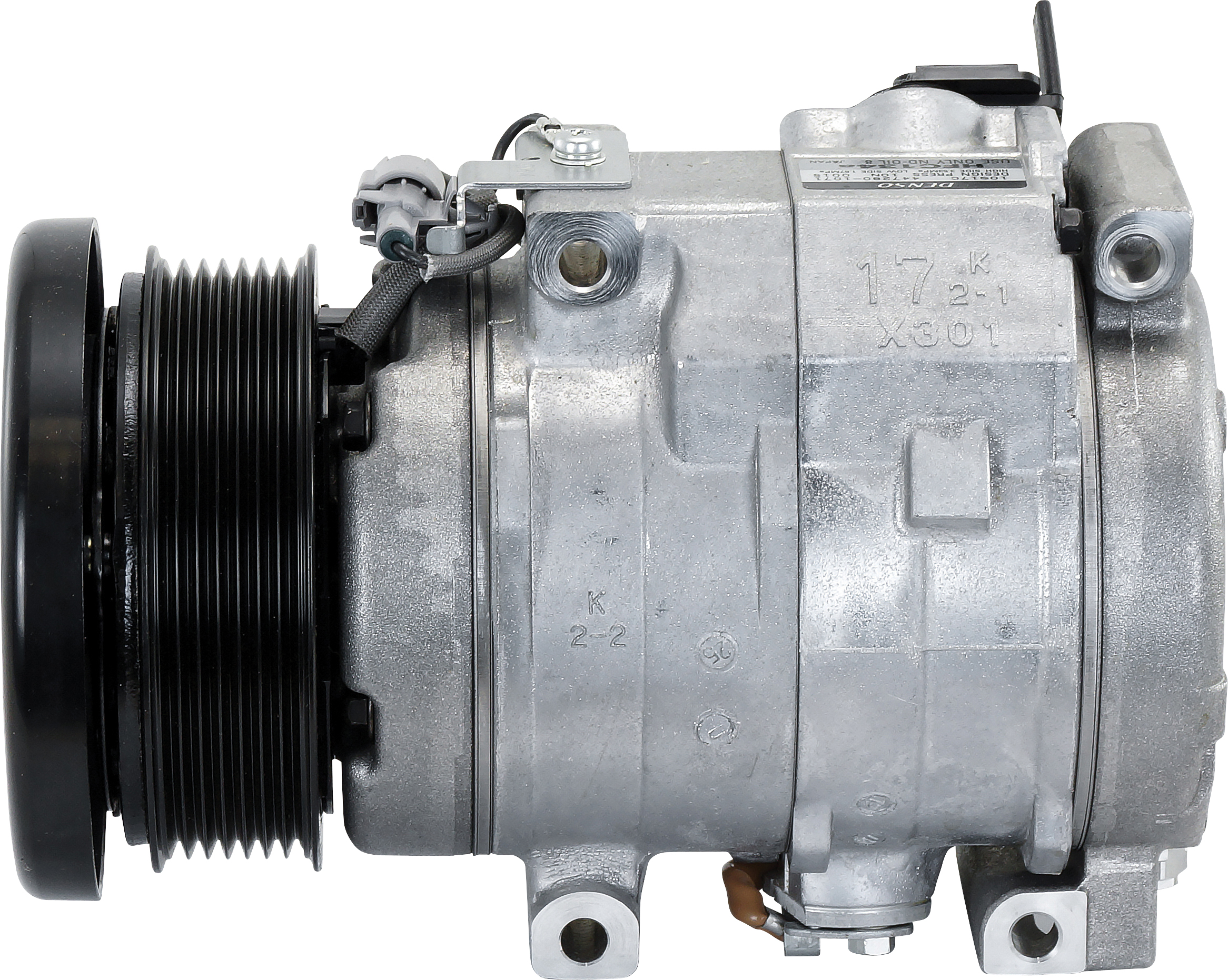 COMPRESSOR, TOYOTA PRADO KDJ150R TURBO DSL, 2009-, DENSO, SINGLE AC SYSTEM