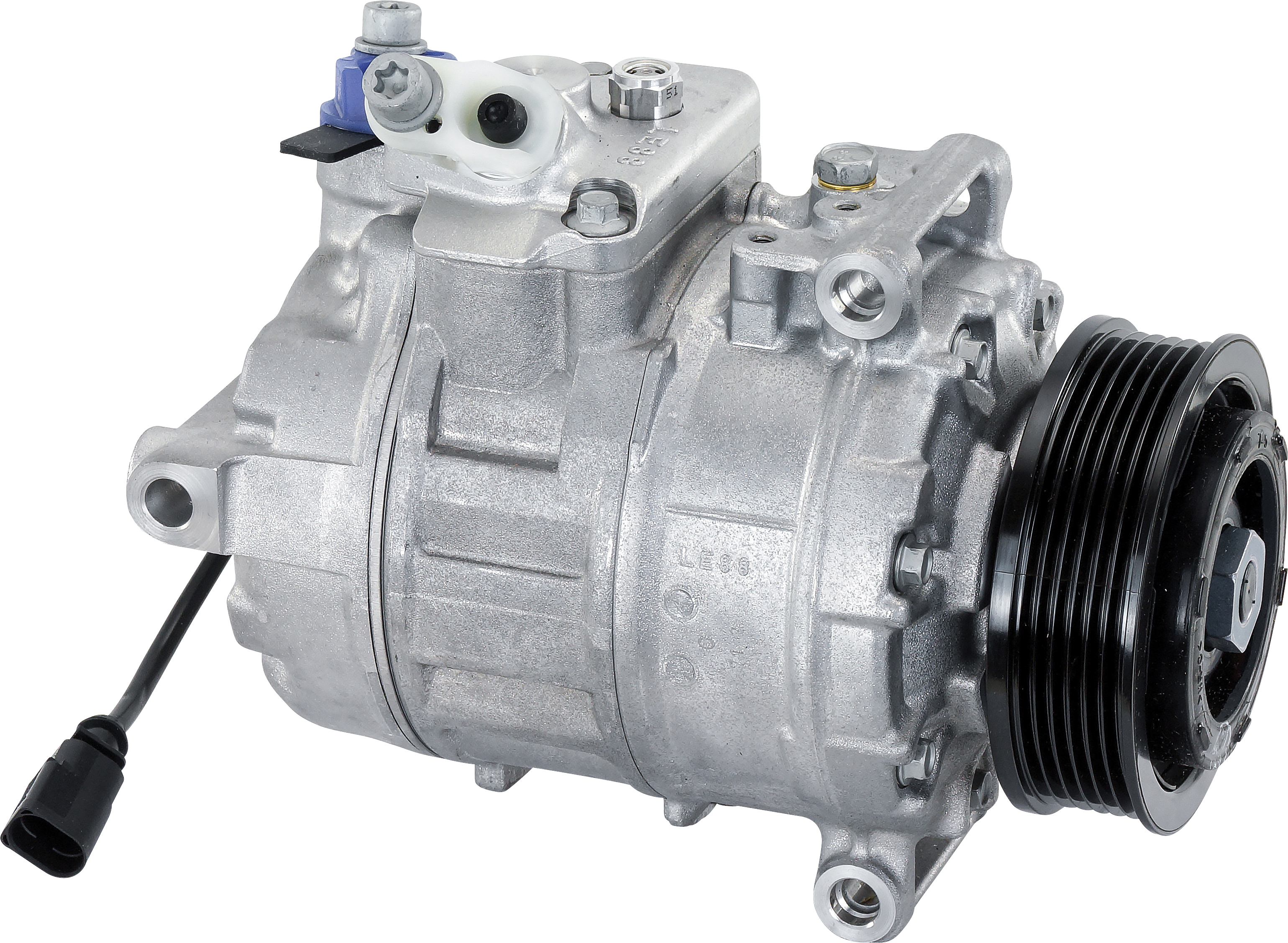 COMPRESSOR, VOLKSWAGEN AMAROK, TRANSPORTER, MULTIVAN 4 CYL 2.0TTD 02/11-, DENSO, 6SEU14C, 6PV, 100M