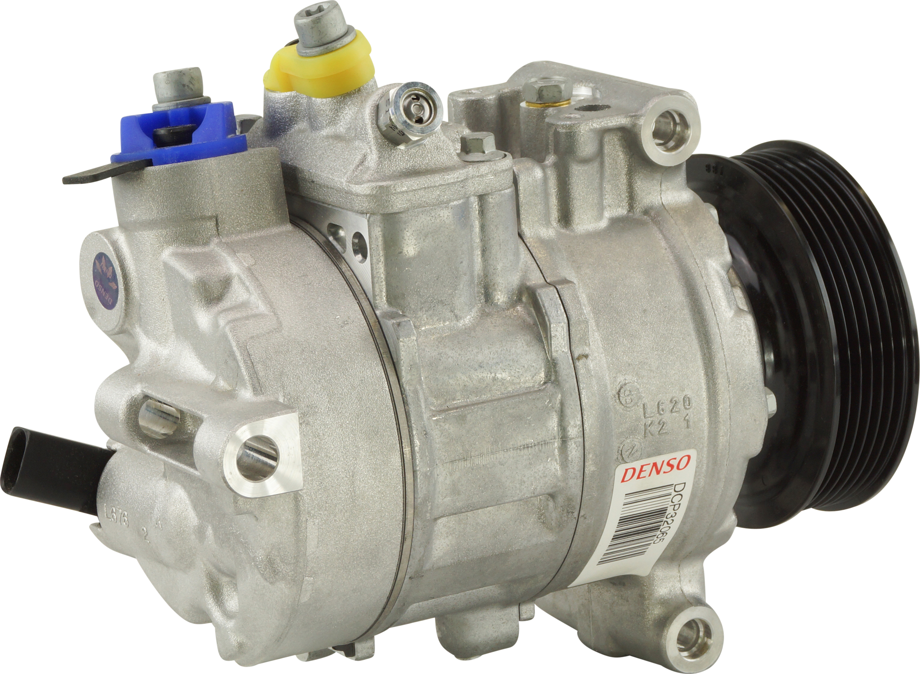 COMPRESSOR, VOLKSWAGEN AMAROK, DENSO, 6SEU14C, 12V, 6PV, 100MM