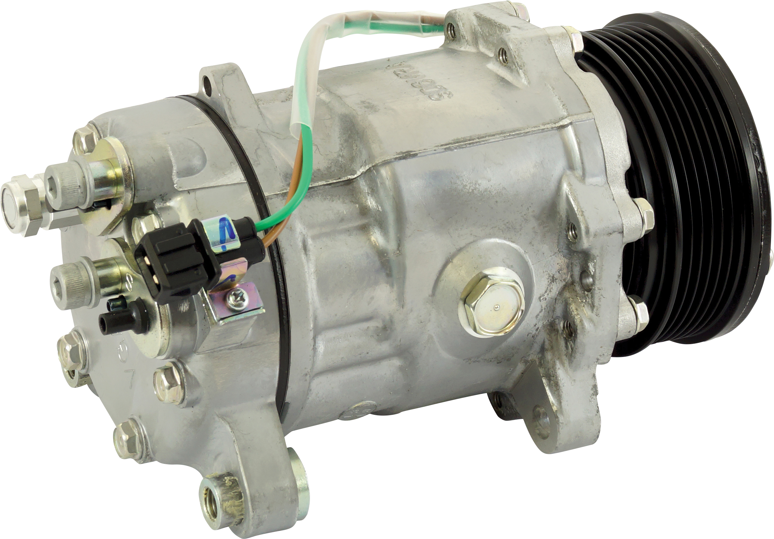 COMPRESSOR, VOLKSWAGEN POLO 1995-00, SANDEN, SD6V12 1454, 1410