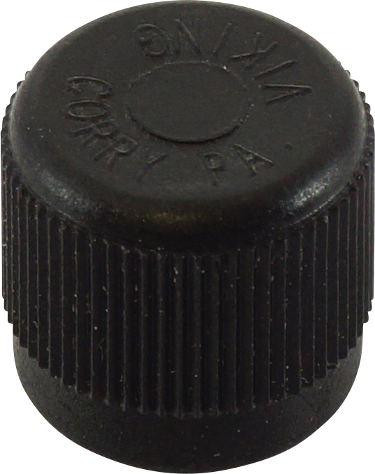 VALVE CAP, R12, 3/16 INCH, PLASTIC, SCHRADER (SINGLE)