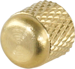 VALVE CAP, R12, 1/4 INCH, BRASS, SCHRADER (PACK)