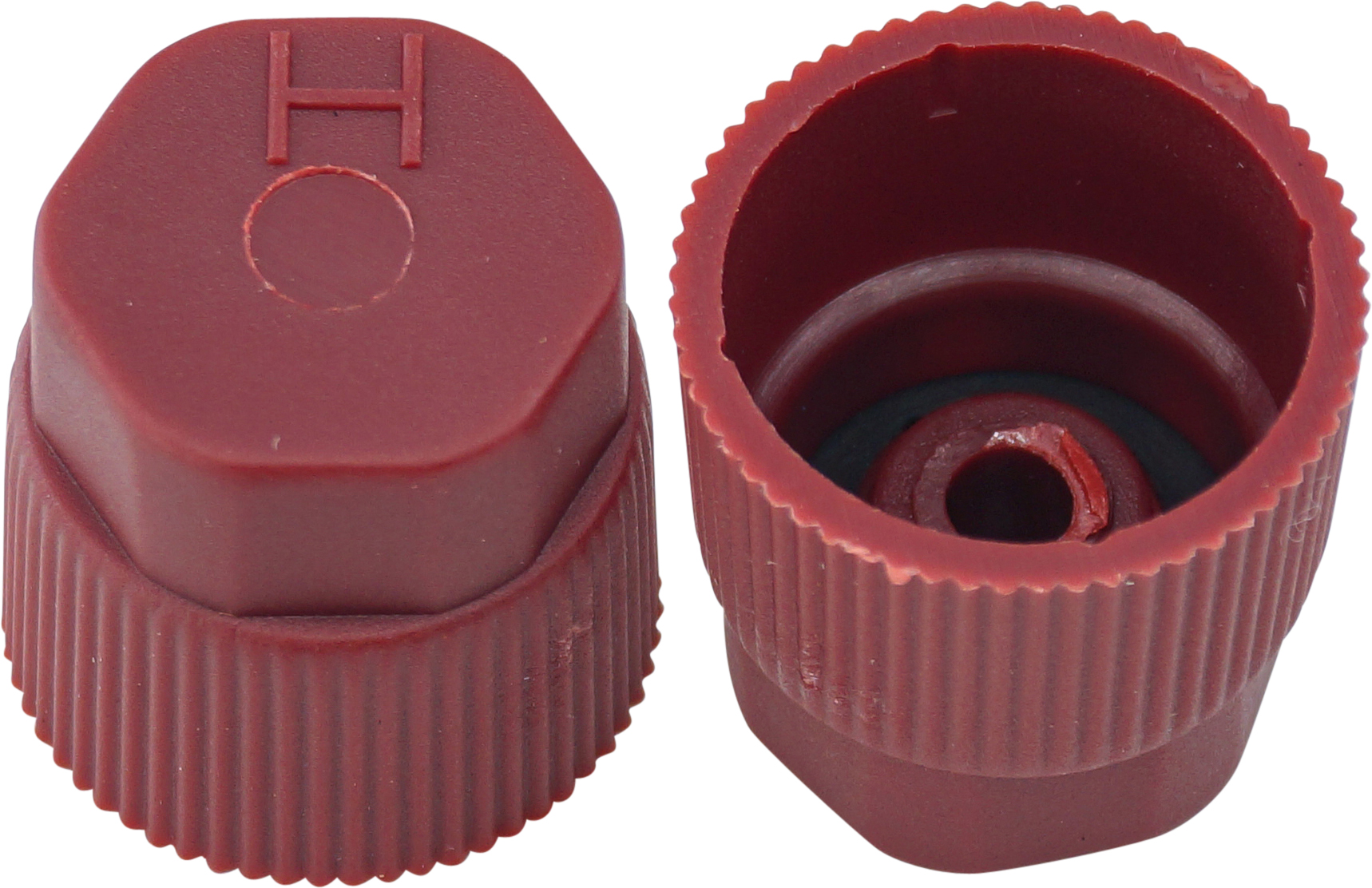 VALVE CAP, R134A, DISCHARGE, RED