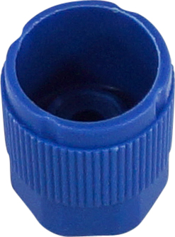 VALVE CAP, R134A, SUCTION, BLUE